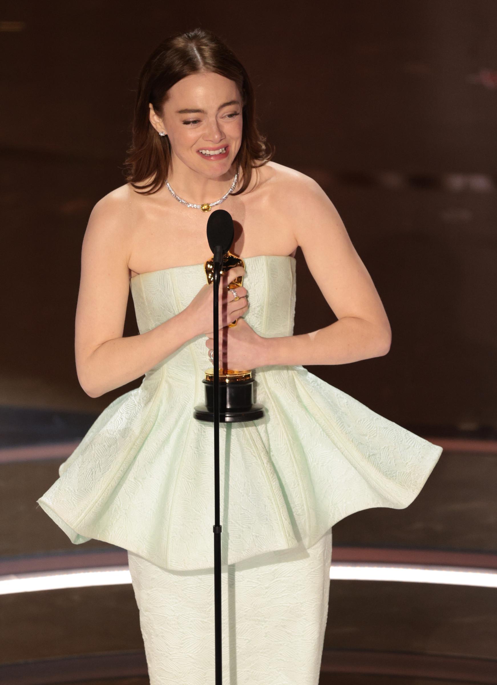 Emma Stone during the 96th Annual Academy Awards on March 10, 2024. | Source: Getty Images
