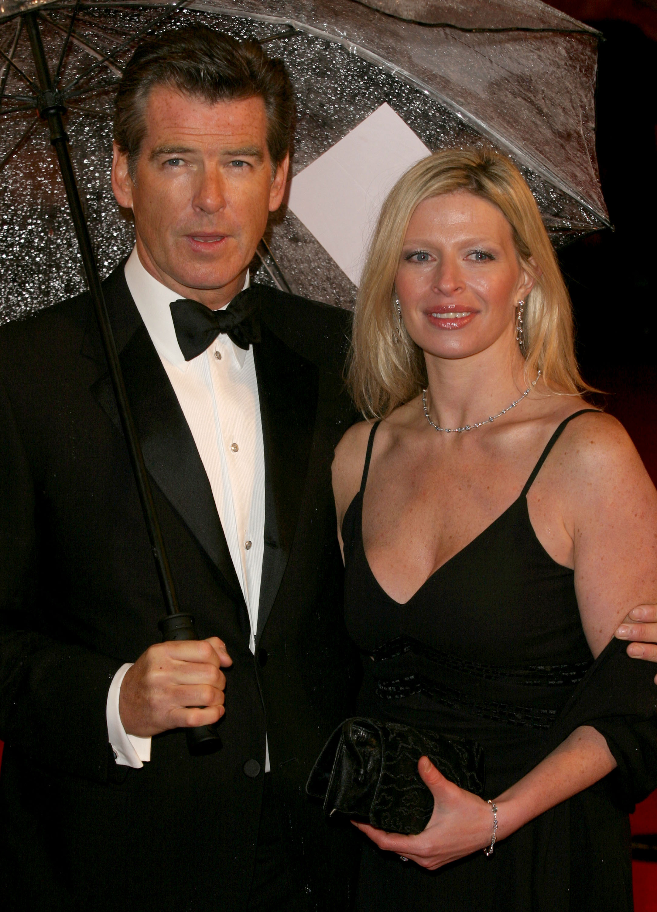 Pierce Brosnan and Charlotte Brosnan at The Orange British Academy Film Awards on February 19, 2006 | Source: Getty Images