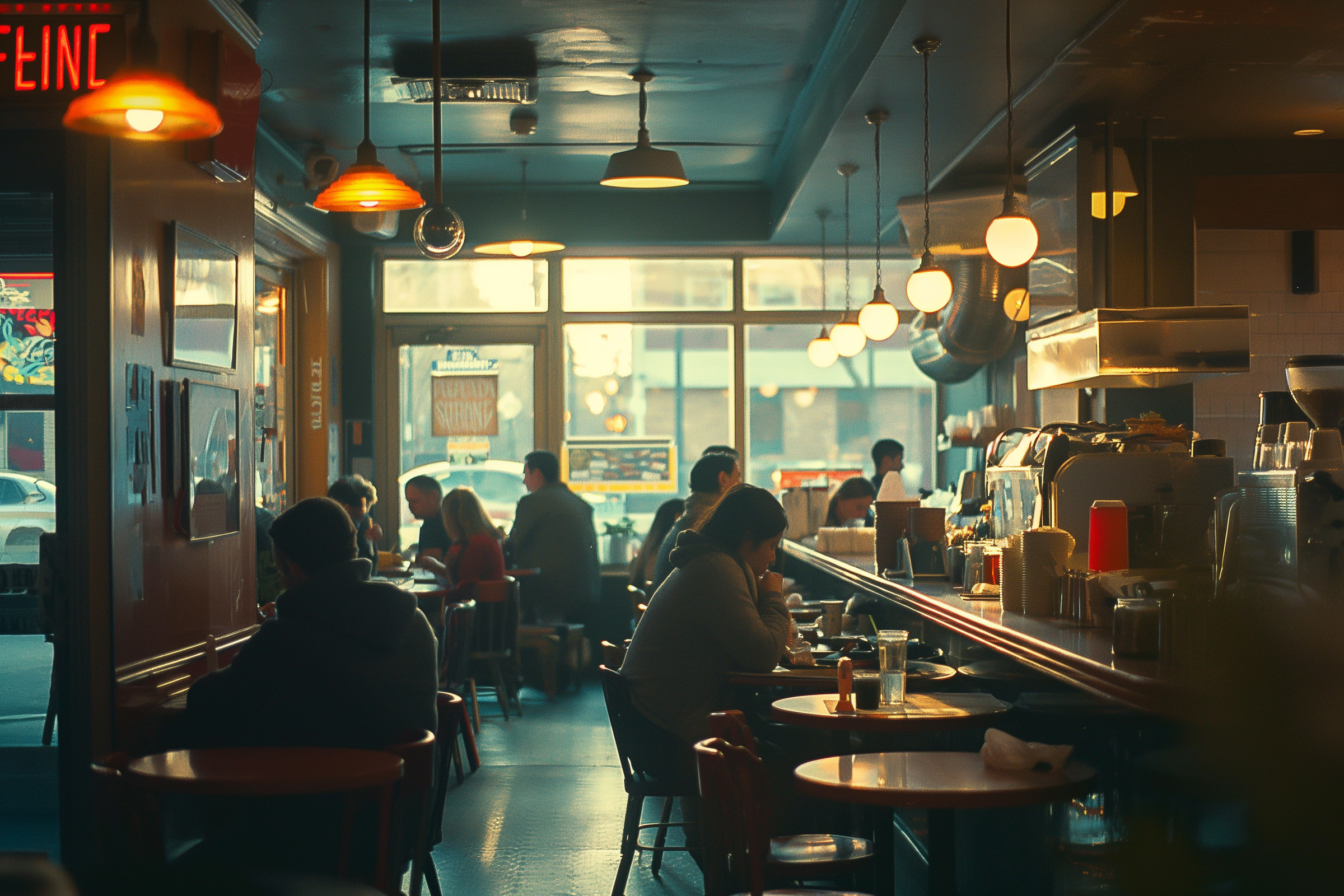 Inside a cafe | Source: Midjourney