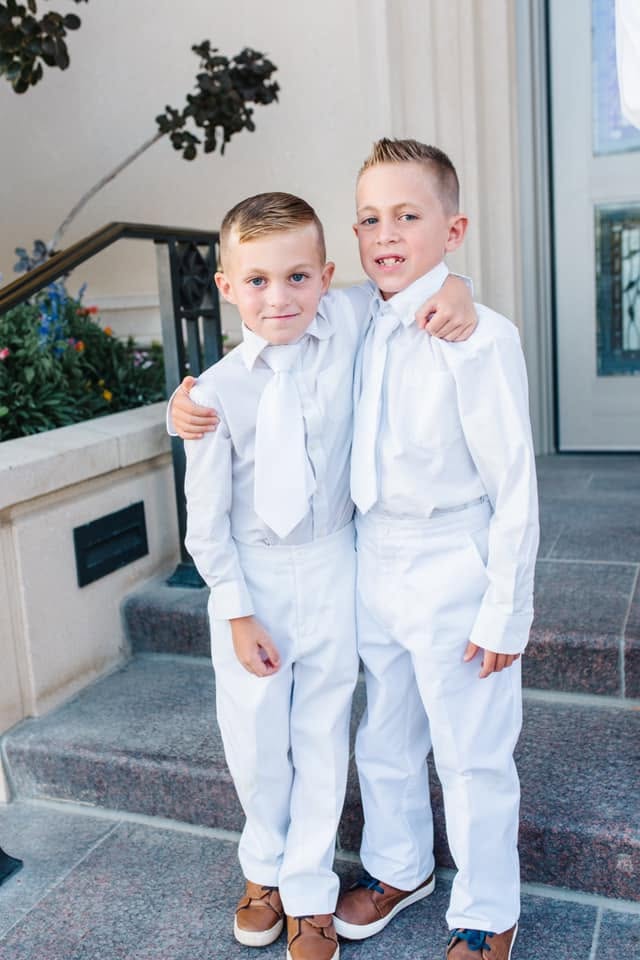 Thayne and Gage shared a love of hockey, with Thayne competing as a goalie and Gage impressing relatives with his remarkable knowledge of sports teams and rosters. Their family said both boys inherited the adventurous spirit that shaped so much of the Longs' life together. | Source: Facebook/Katrina Gubler Long