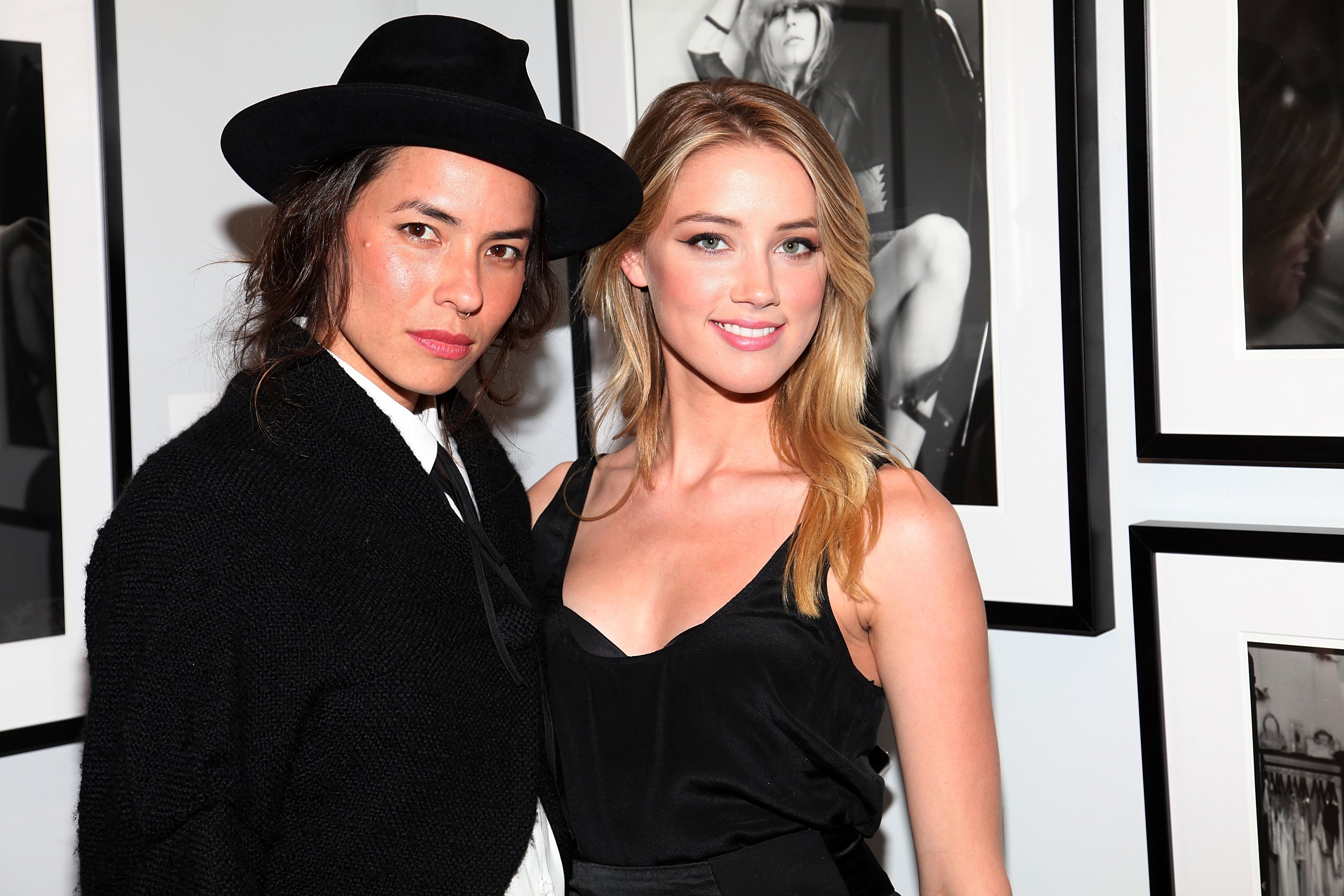  Tasya van Ree and Amber Heard attend 2011 Los Angeles Comikaze Expo kick-off party at the Celebrity Vault on December 15, 2010 in Beverly Hills, California. | Source: Getty Images