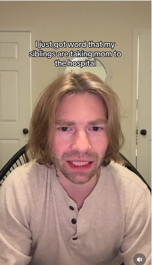 A visibly concerned Bear Brown speaks directly to fans after receiving news that his mother was hospitalized. | Source: Instagram/bearbrownthekingofextreme