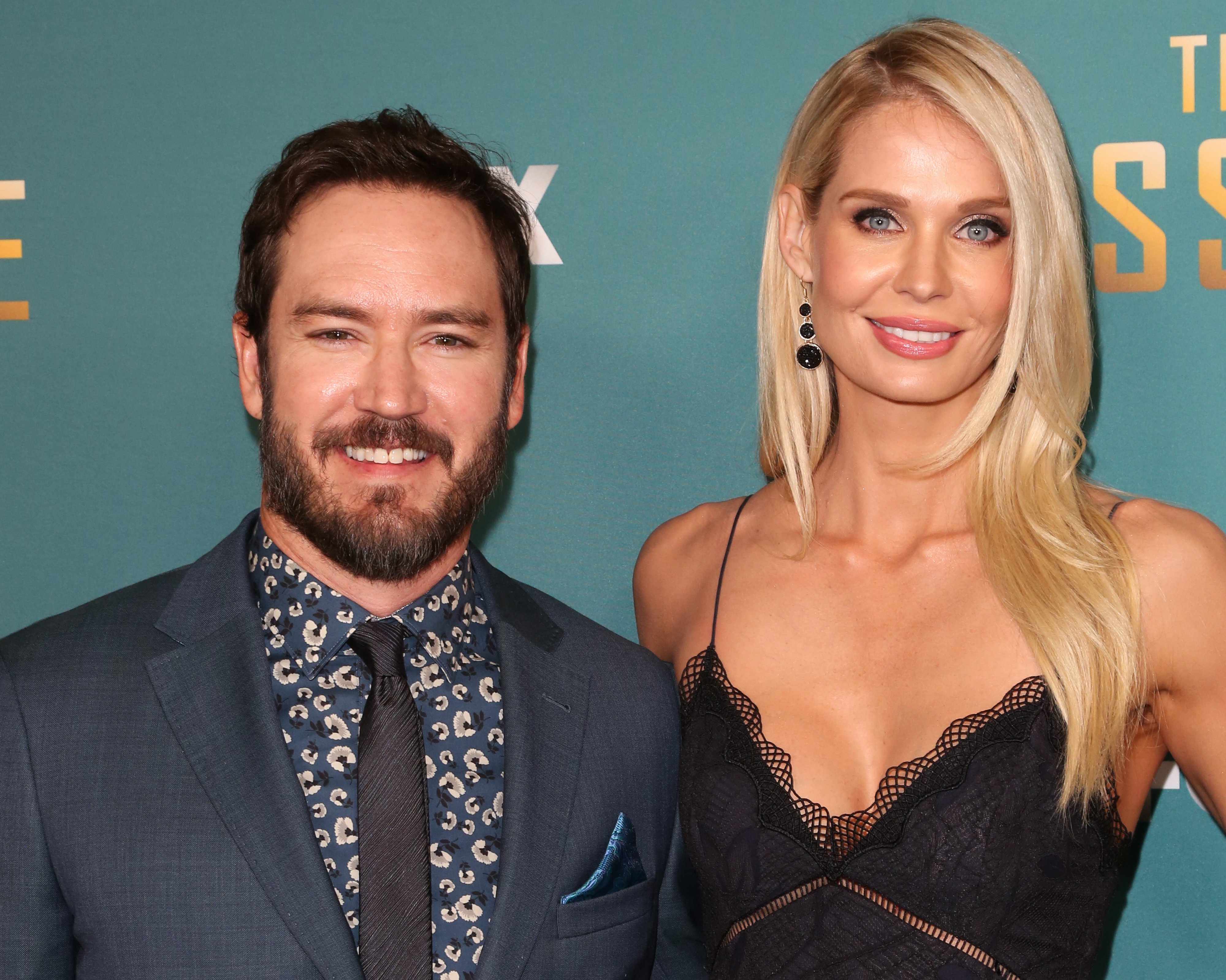 Mark-Paul Gosselaar and Catriona McGinn during FOX's "The Passage" premiere party at The Broad Stage on January 10, 2019 in Santa Monica, California. | Source: Getty Images