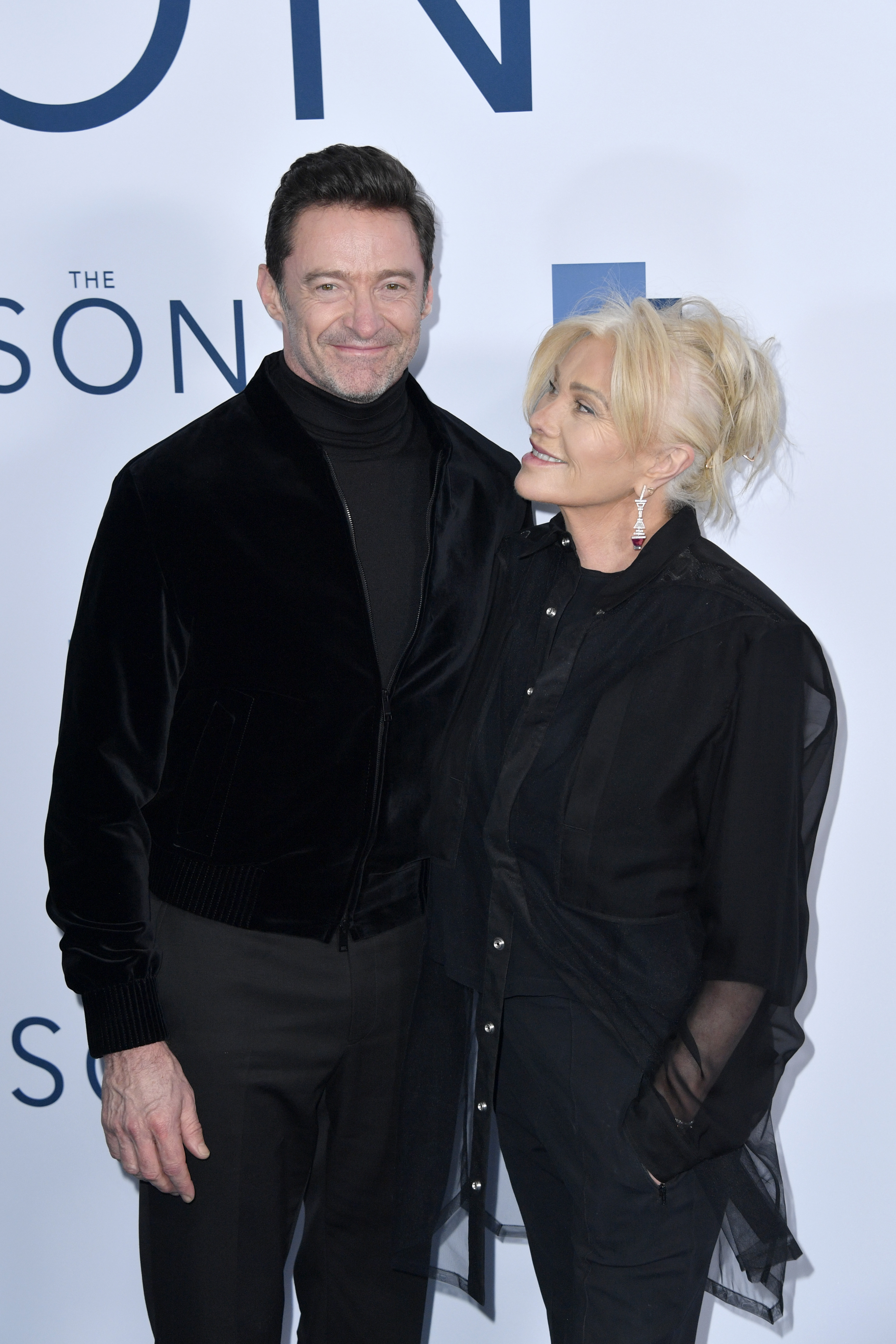 Hugh Jackman and Deborra-Lee Furness at the "The Son" Premiere in Paris, France on February 21, 2023 | Source: Getty Images