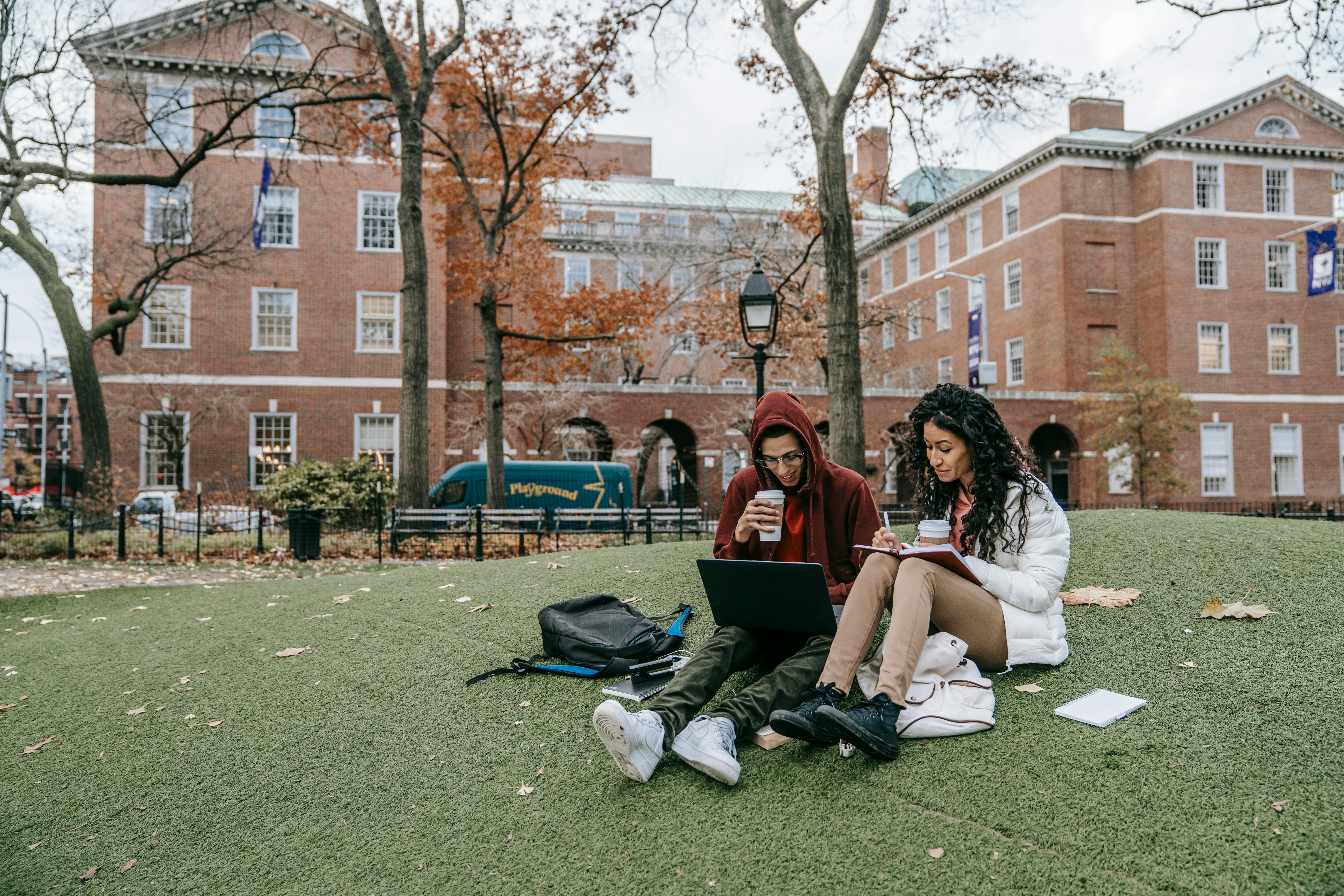 College students studying at a park | Source: Pexels