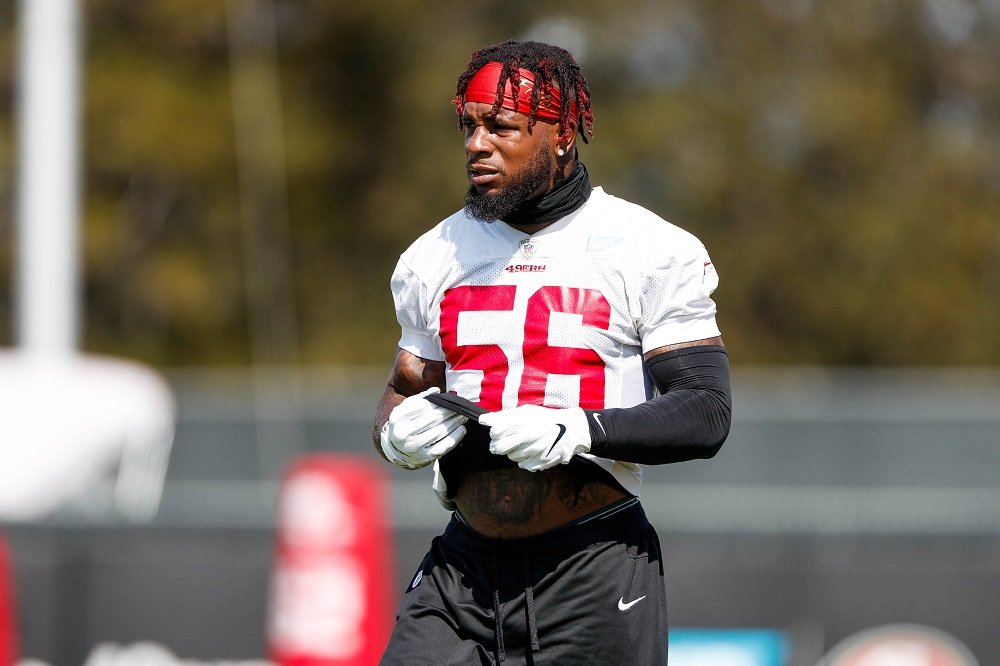 Kwon Alexander during practice at Levi's Stadium in Santa Clara, California, in August 2020. | Image: Getty Images.