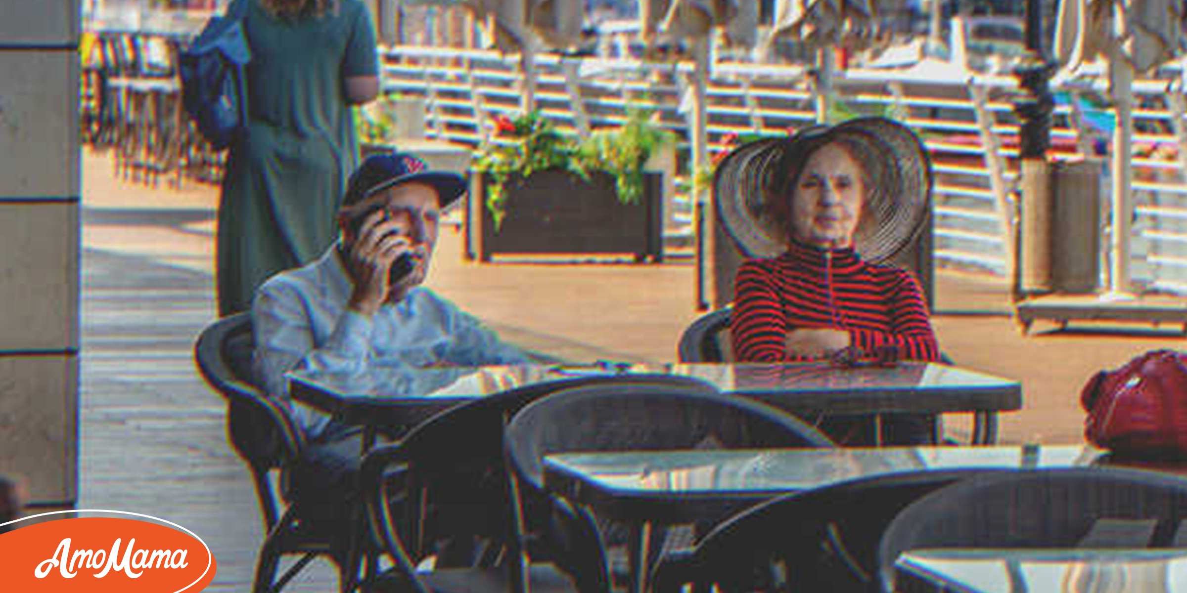 Old Man Who Believes He & Wife Are Too Old for Romance Sees Her Enter