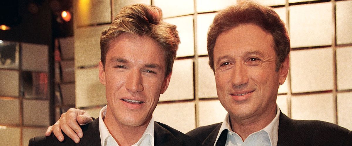 L'animateur Michel Drucker et son poulain Benjamin Castaldi | Photo : Getty Images