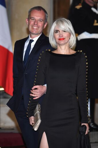 La photo de François de Rugy et son épouse Séverine | Source: Getty Images / Global Ukraine