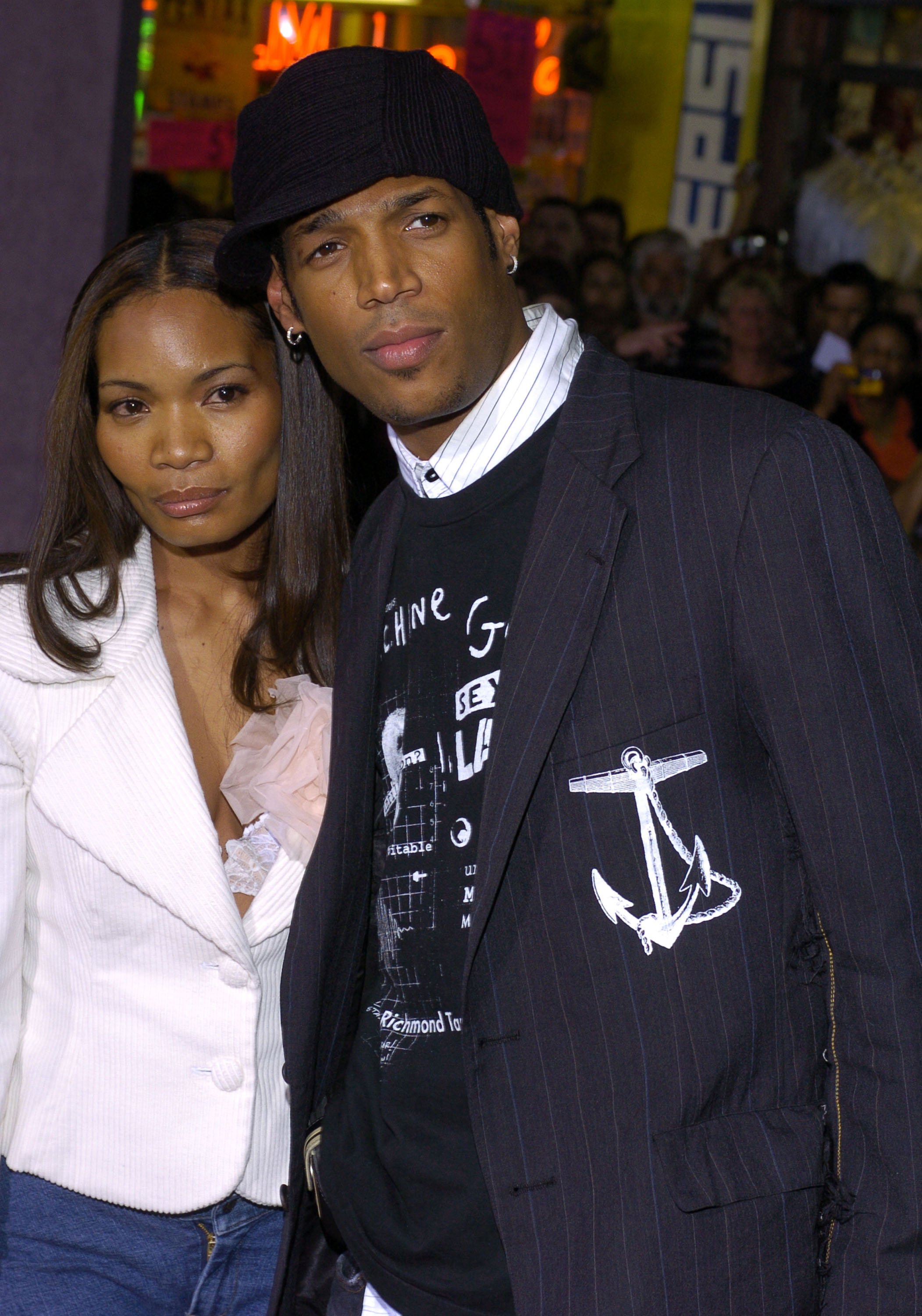 Marlon Wayans and Angelica Zachary at the premiere of "The Ladykillers" on March 12, 2004, in California. | Source: Getty Images