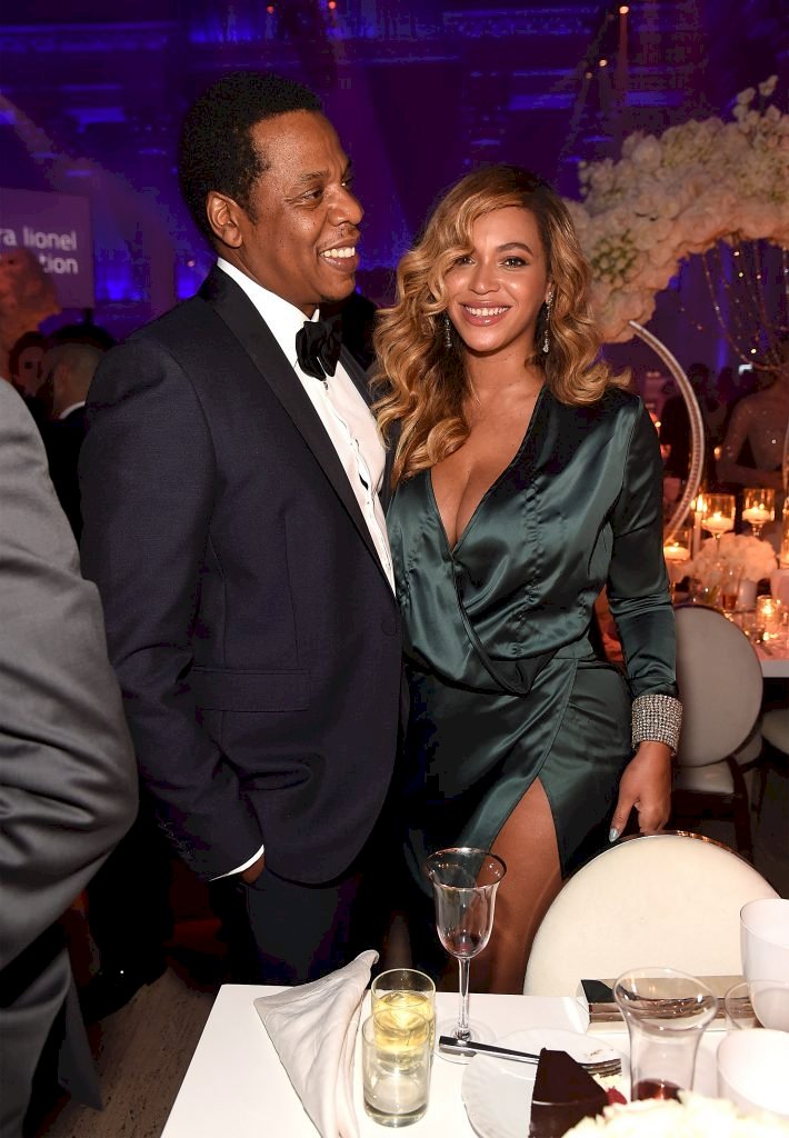 NEW YORK, NEW YORK - SEPTEMBER 14: Jay-Z and Beyonce attend Rihanna's 3rd Annual Diamond Ball Benefitting The Clara Lionel Foundation at Cipriani Wall Street on September 14, 2017 in New York City. (Photo by Kevin Mazur/Getty Images for Clara Lionel Fo)