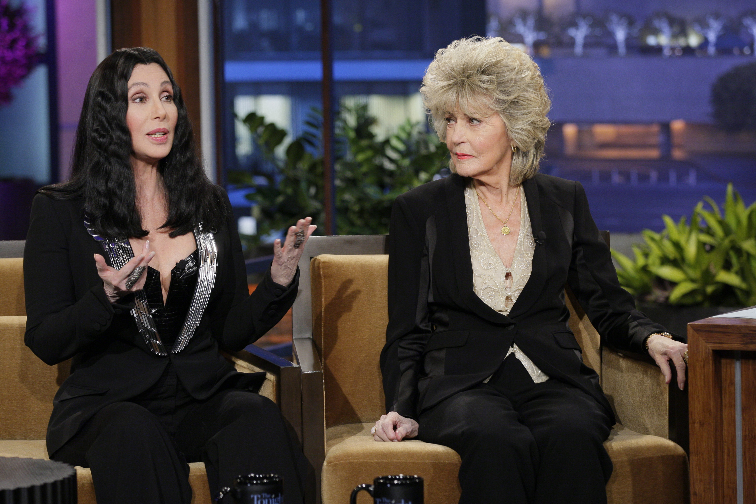 Cher and Georgia Holt appear on "The Tonight Show with Jay Leno" on April 30, 2013 | Source: Getty Images