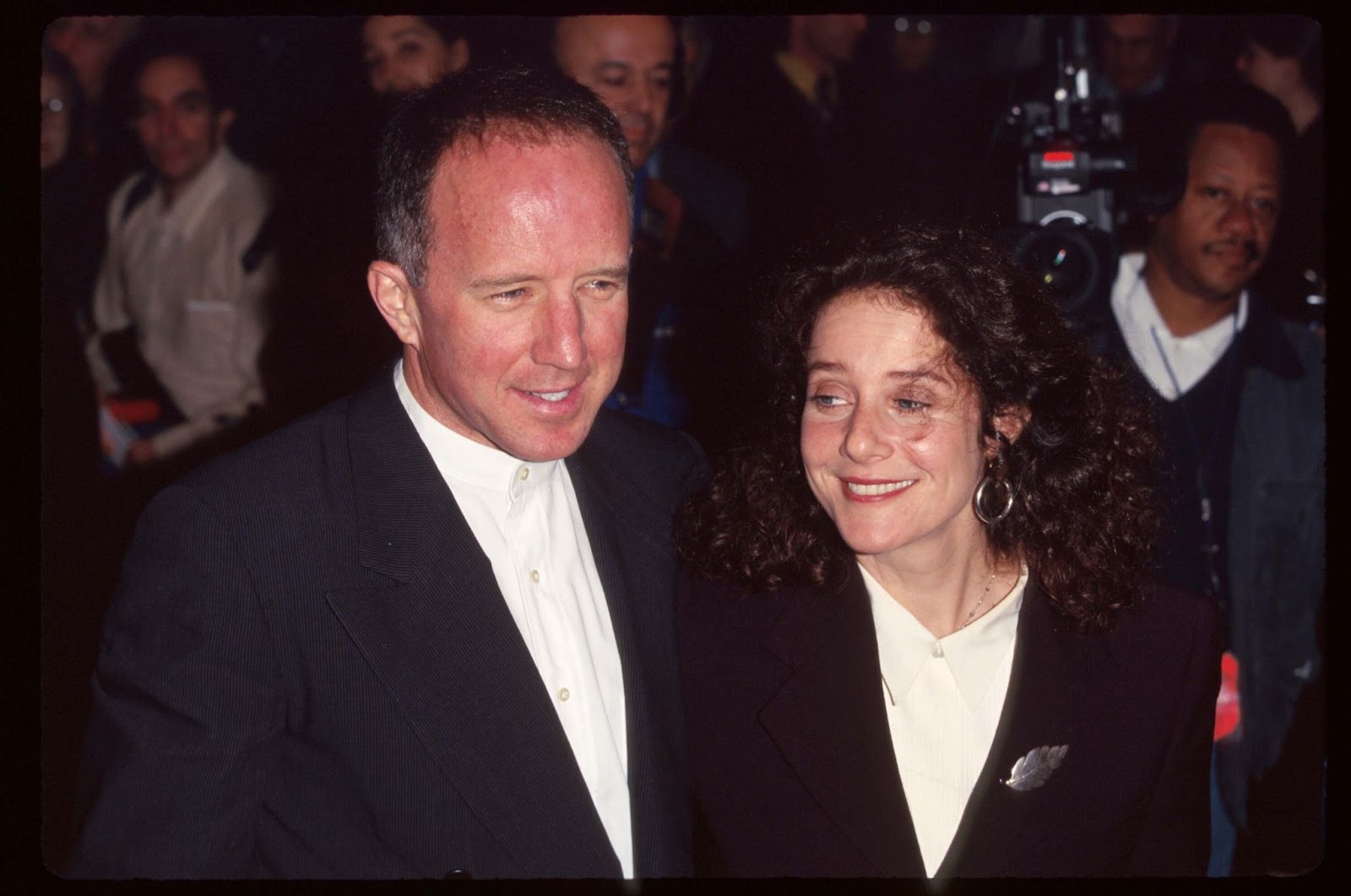 Arliss Howard and the actress at the premiere of "The Man Who Captured Eichmann" on November 7, 1996, in New York. | Source: Getty Images