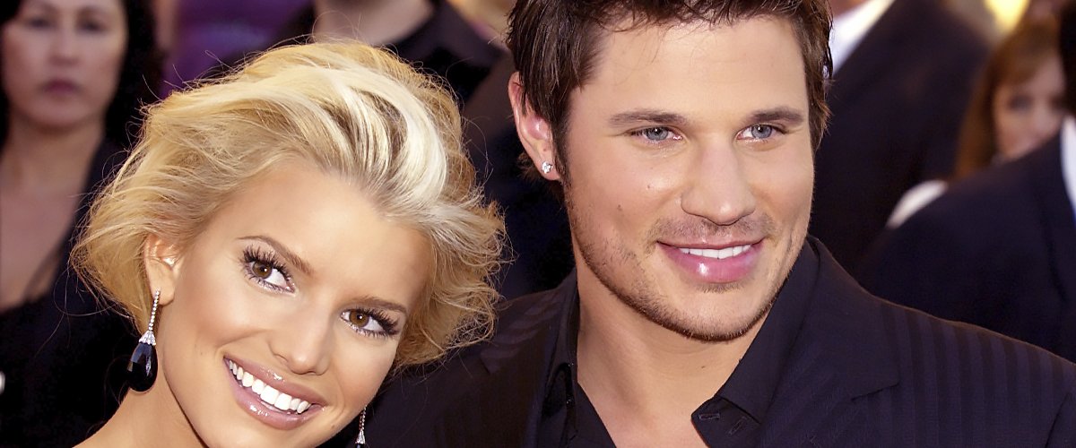 Jessica Simpson and husband Nick Lachey during 32nd Annual American Music Awards | Photo: Getty Images
