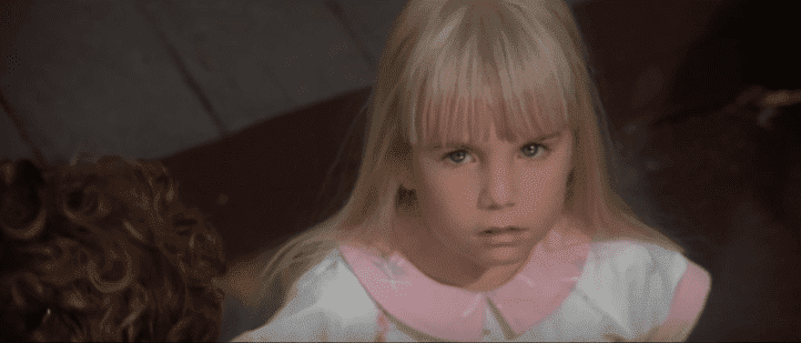 Heather O'Rourke in "Poltergeist II: The Other Side" | Source: YouTube/MovieClips