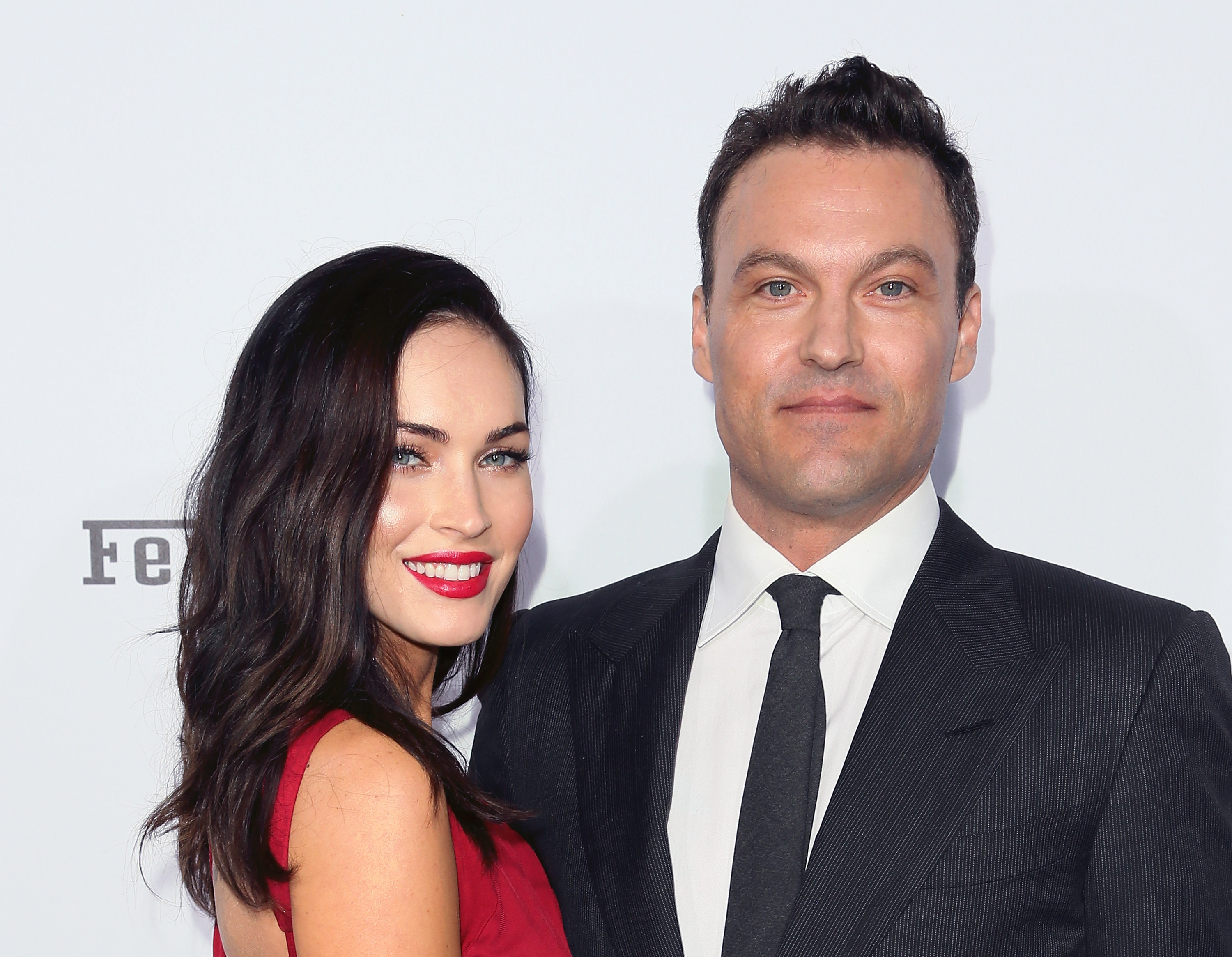 Megan Fox and  Brian Austin Green at Ferrari's 60th Anniversary in the USA Gala on October 11, 2014, in Beverly Hills, California. | Source: Getty Images