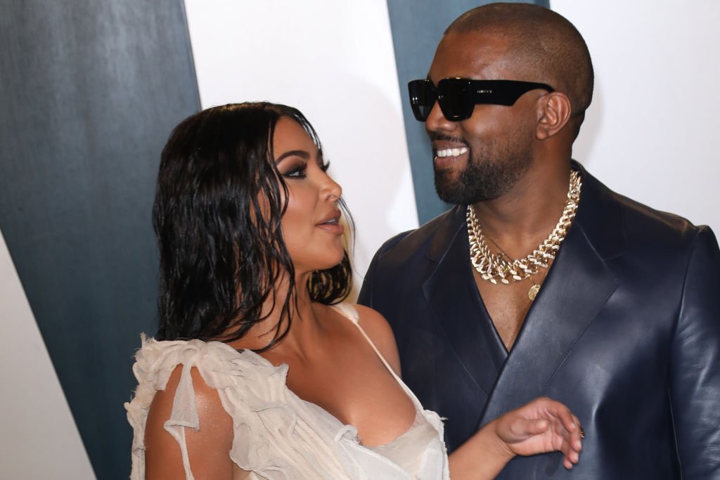 Kim Kardashian and Kanye West at the 2020 Vanity Fair Oscar Party, 2020, Beverly Hills, California. | Photo: Getty Images