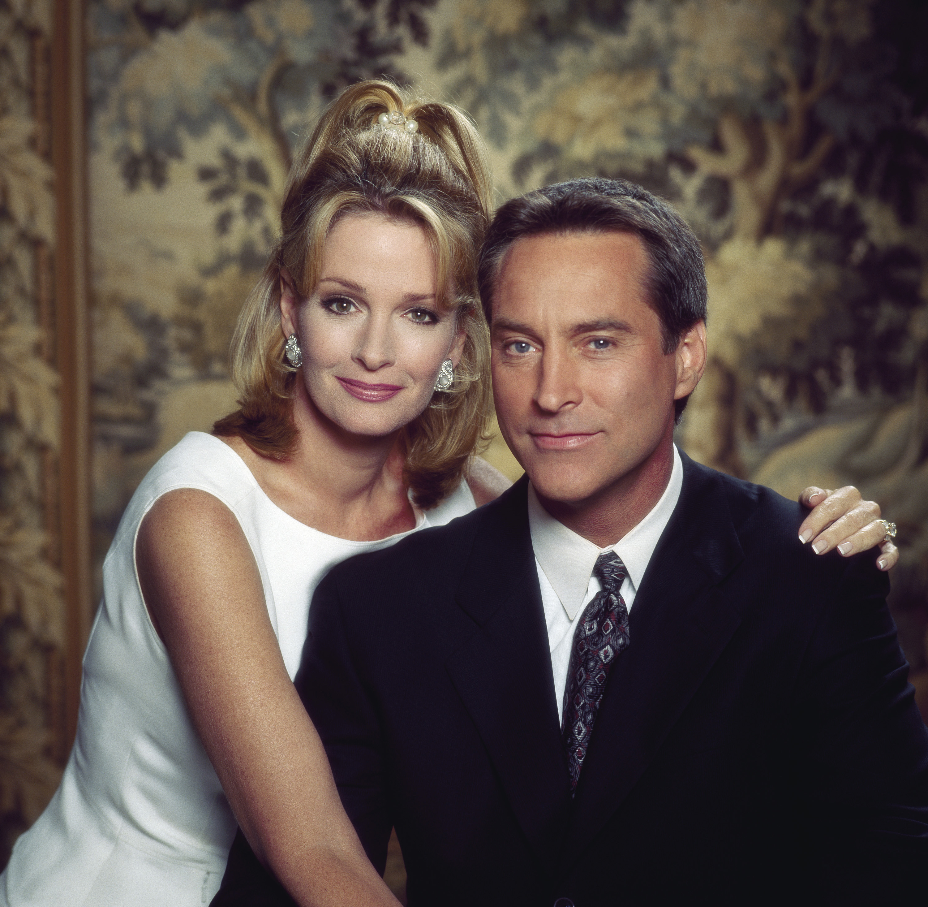 Deidre Hall as Dr. Marlena Evans and Drake Hogestyn as John Black on an undated "Days of our Lives" photo | Source: Getty Images