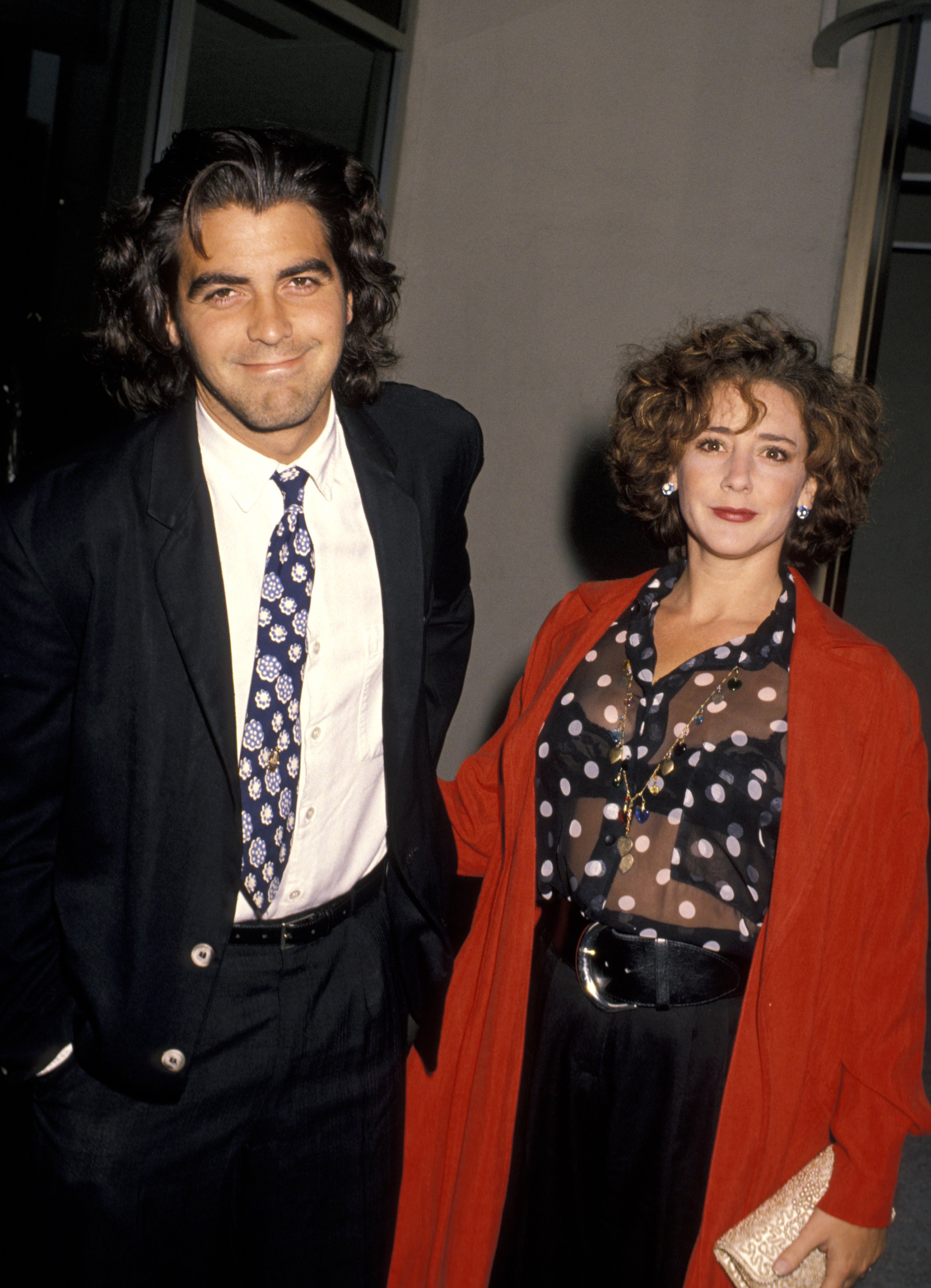 George Clooney and Talia Balsam at ABC Annual Fall Affiliates Dinner on June 14, 1990 | Source: Getty Images