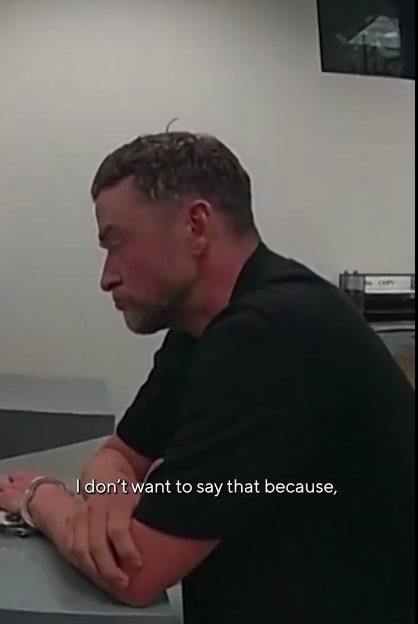 Justin Timberlake's DWI arrest bodycam footage, posted on March 22, 2026 | Source: Facebook/CBS News