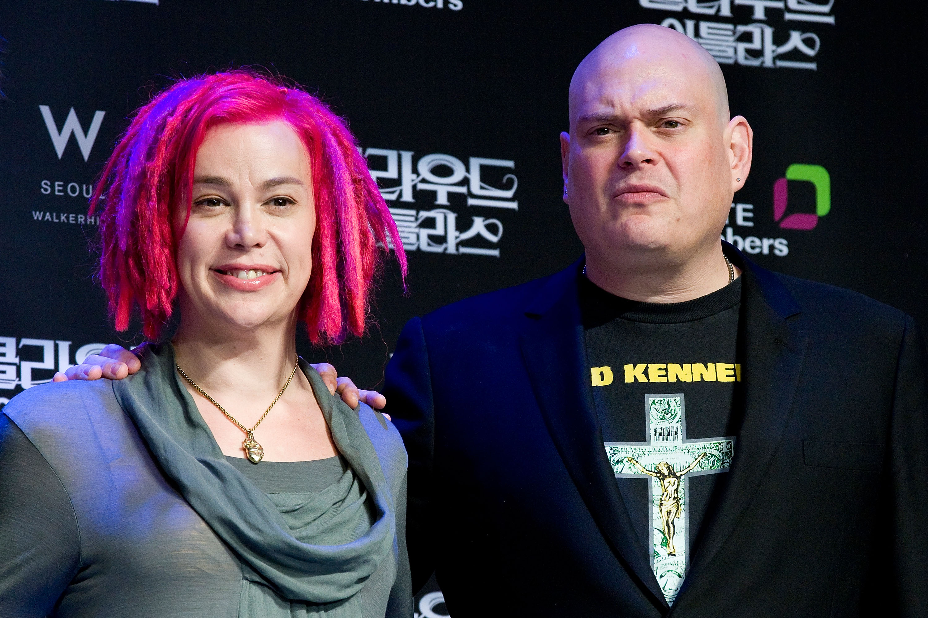 Lana Wachowski and Andy Wachowski during the "Cloud Atlas" press conference at Sheraton Walkerhill Hotel on December 13, 2012 in Seoul, South Korea. | Source: Getty Images
