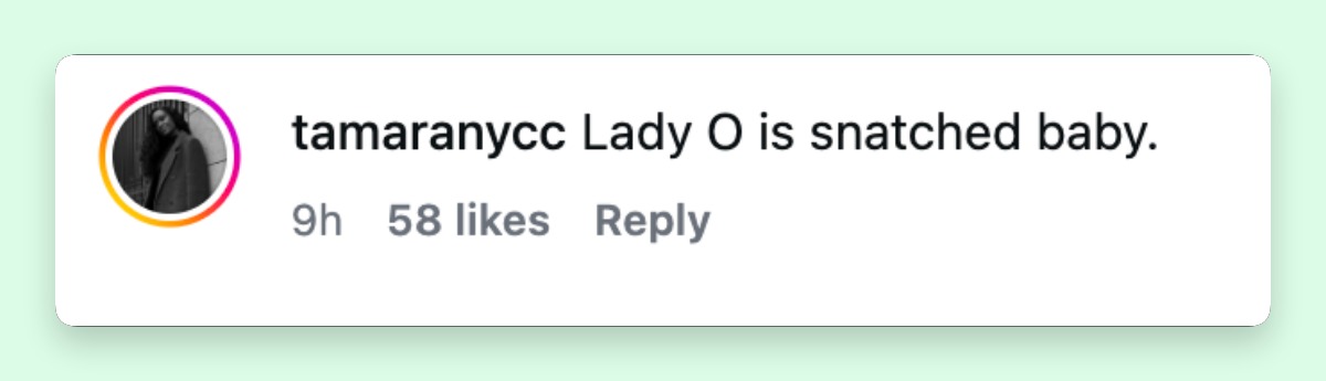 Netizens commented on Oprah Winfrey's clothes at the Cannes Lion event. Here's one with a Gen Z-style compliment. | Source: Instagram/fashionbombdaily