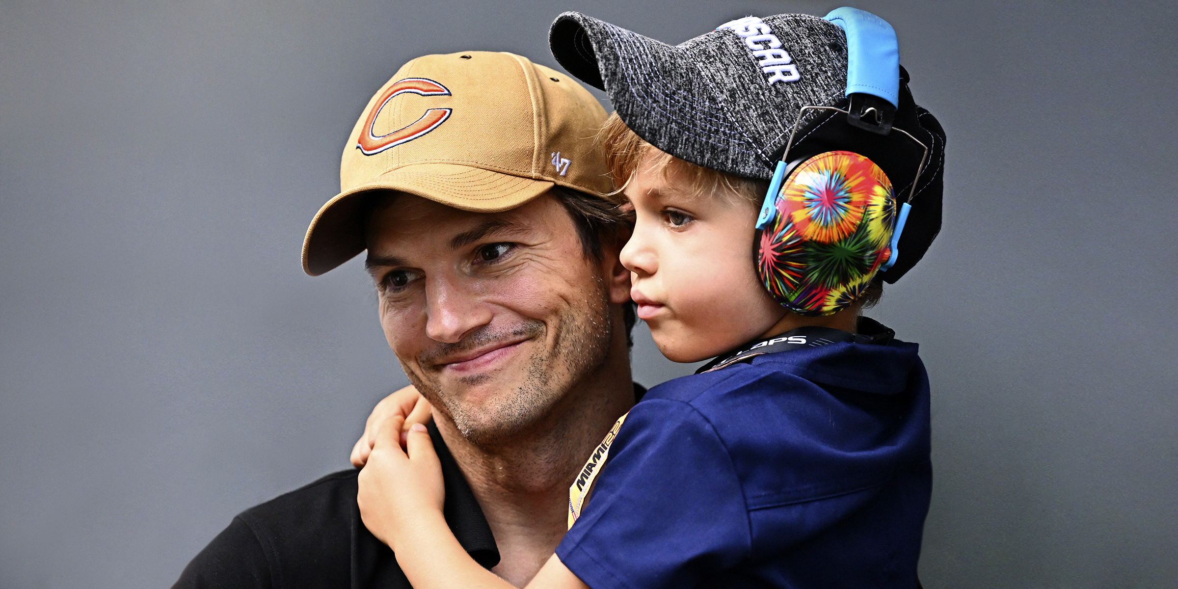 Ashton Kutcher and his son Dmitri | Source: Getty Images