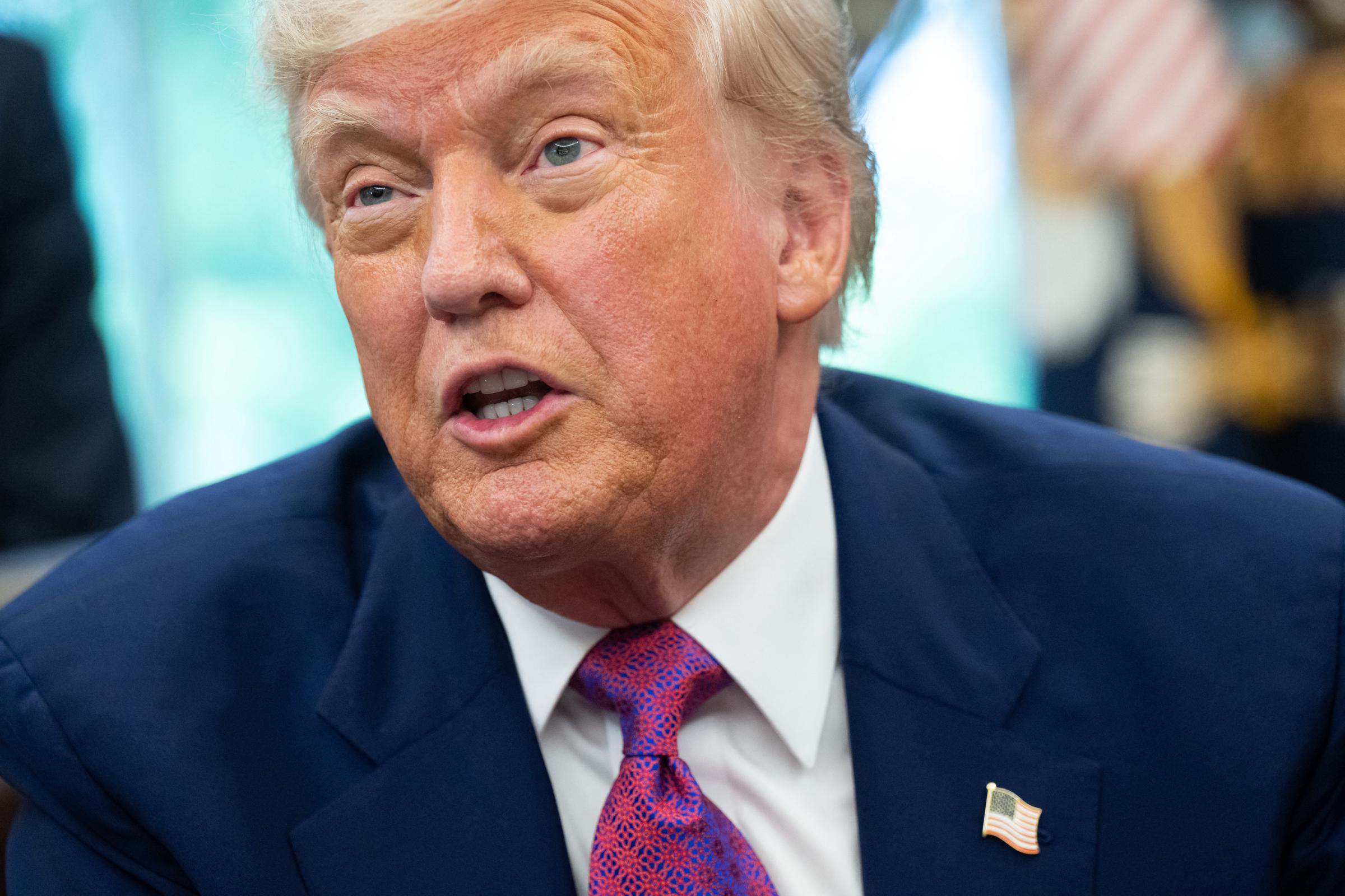 Donald Trump in Washington, D.C., on May 9, 2025 | Source: Getty Images