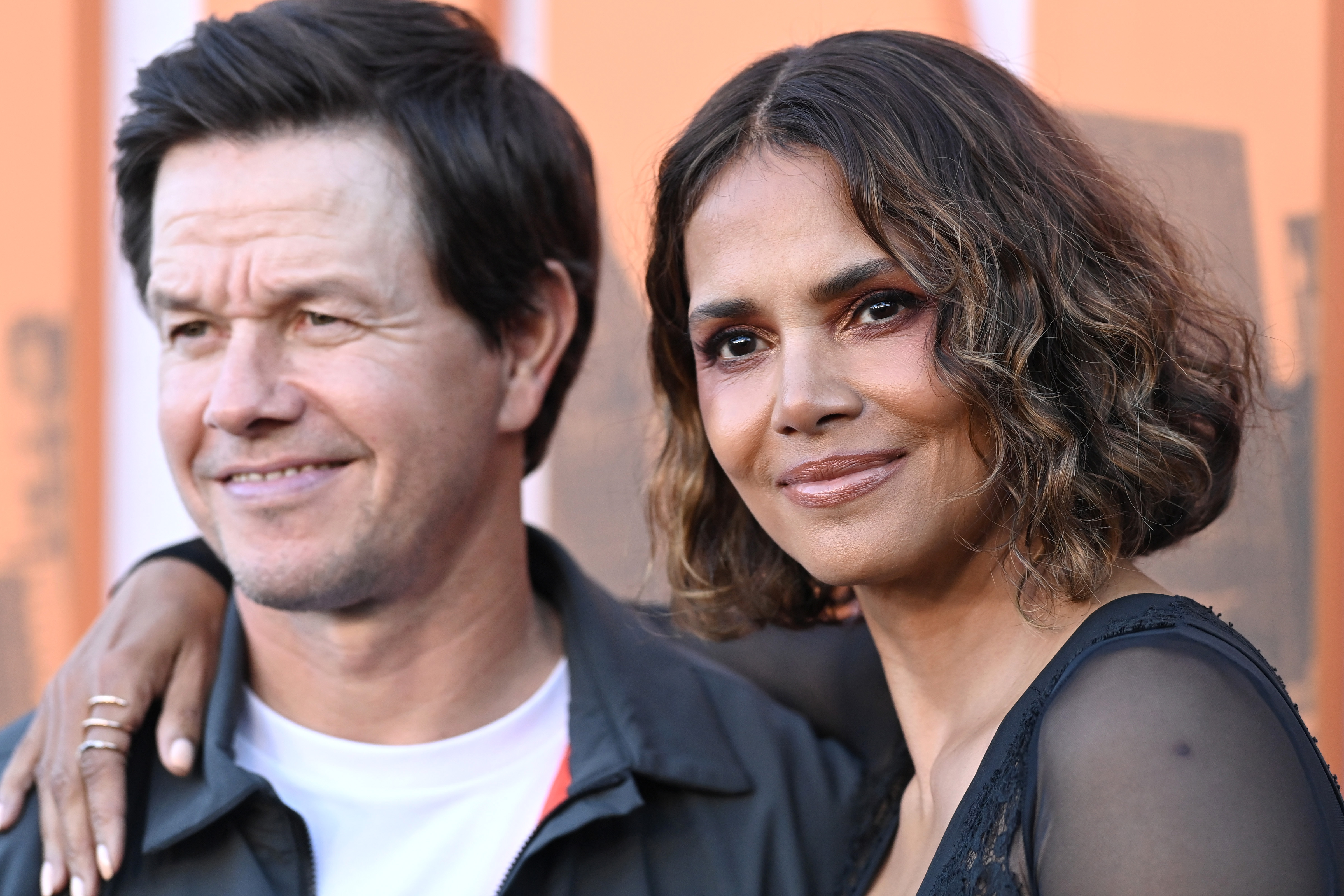 Mark Wahlberg and Halle Berry at "The Union" premiere on August 12, 2024 | Source: Getty Images