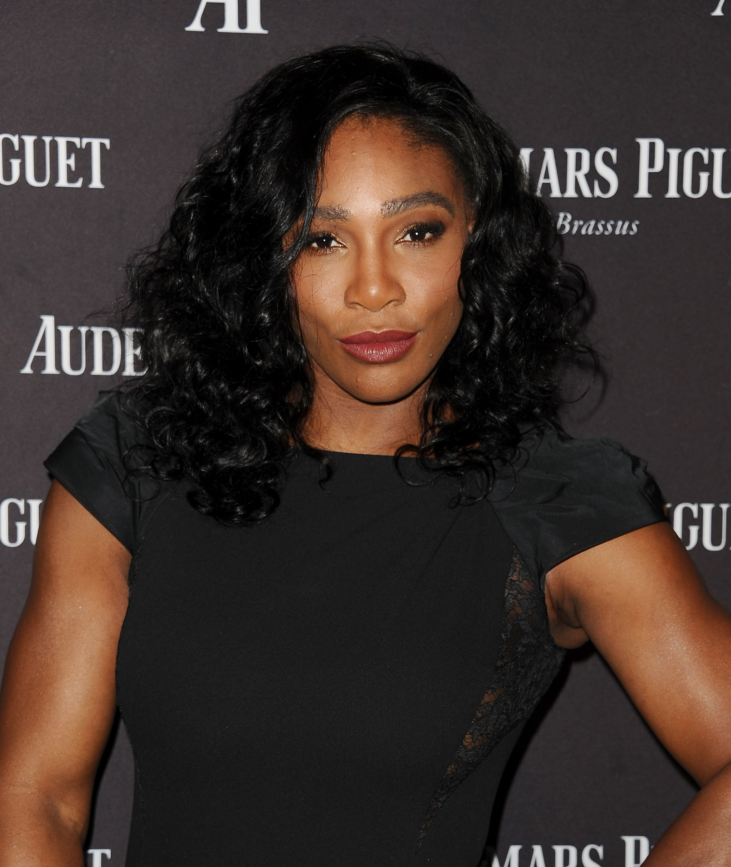 Serena Williams at the grand opening of the Audemars Piguet Rodeo Drive Boutique on December 9, 2015, in Beverly Hills, California. | Source: Getty Images