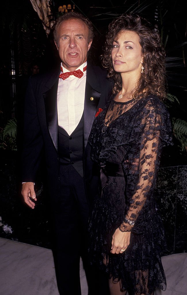 Actor James Caan and Ingrid Hajek at the Variety Benefit Gala Honoring Joe Roth on June 27, 1991 | Photo: Getty Images