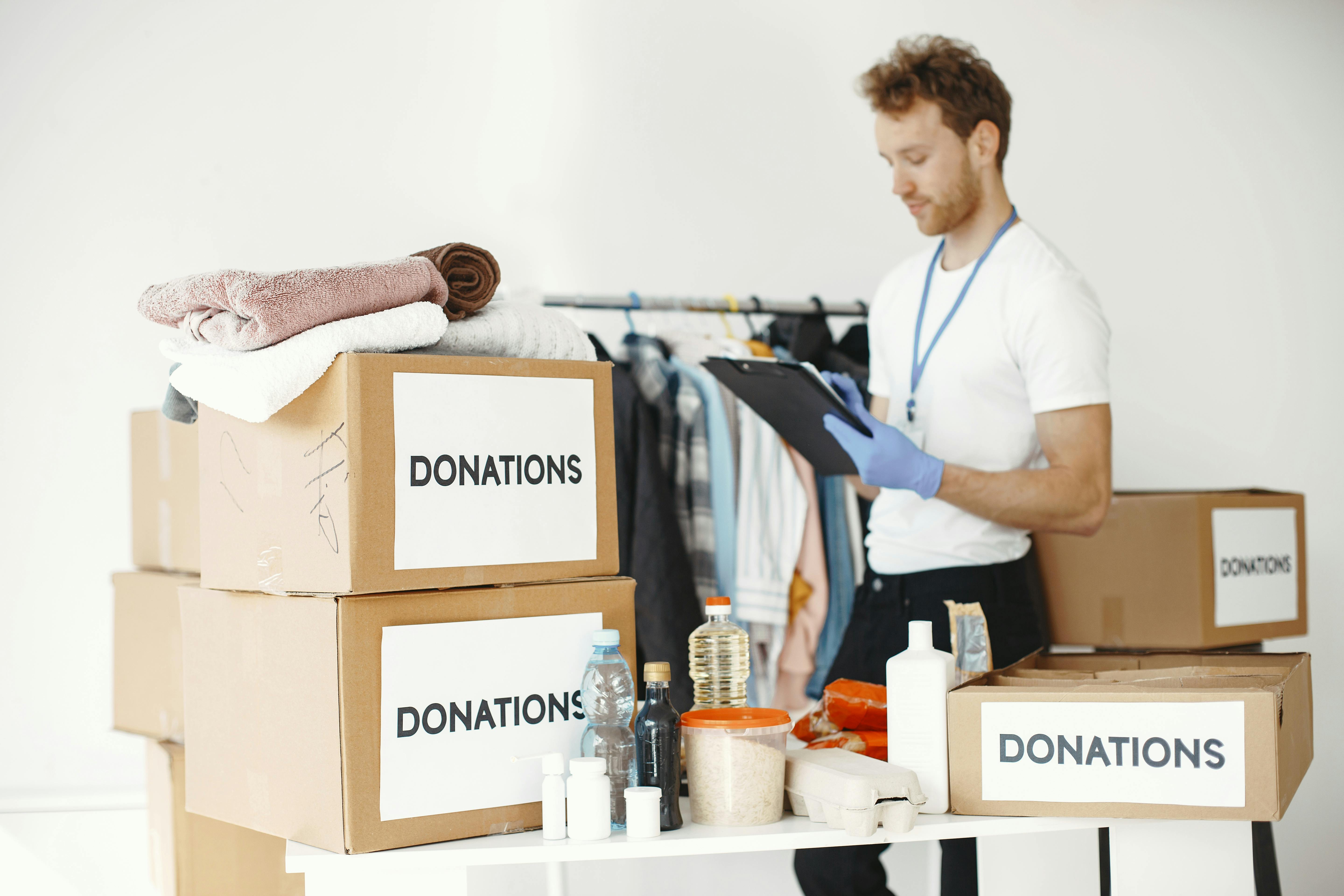 Donation boxes | Source: Pexels
