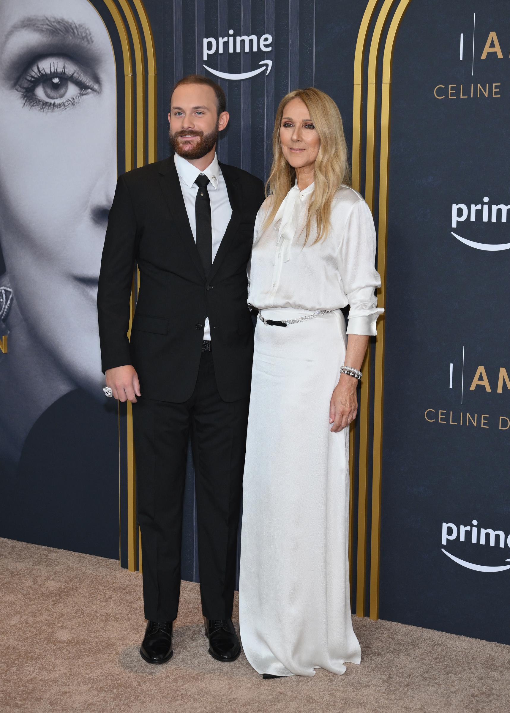 Rene-Charles Angelil and Celine Dion attend the New York special screening of the documentary film "I Am: Celine Dion" on June 17, 2024 in New York City. | Source: Getty Images