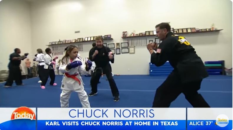 Chuck Norris' Texas ranch, from a video dated July 10, 2018 | Source: Youtube/@TodayShowAU