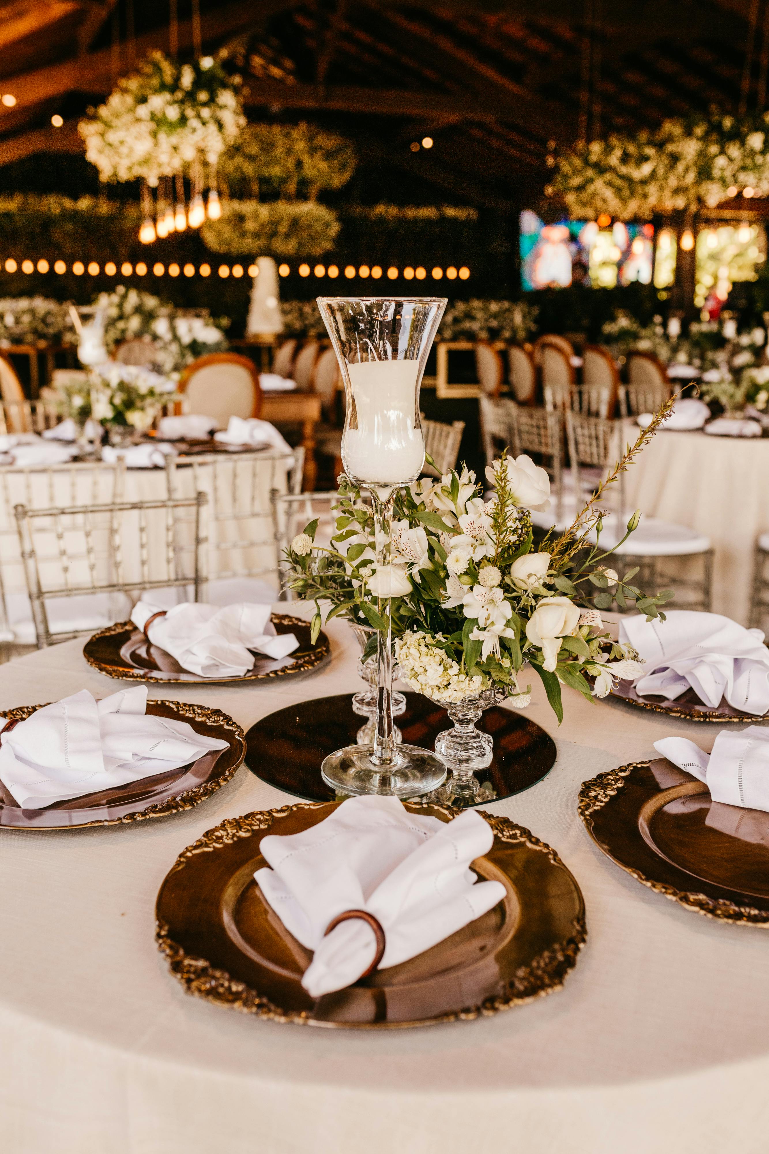 A decorated wedding reception | Source: Pexels