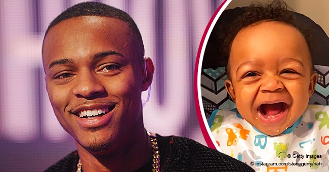 Check Out Bow Wows Baby Son Stone As He Shows His 2 Tiny Teeth While