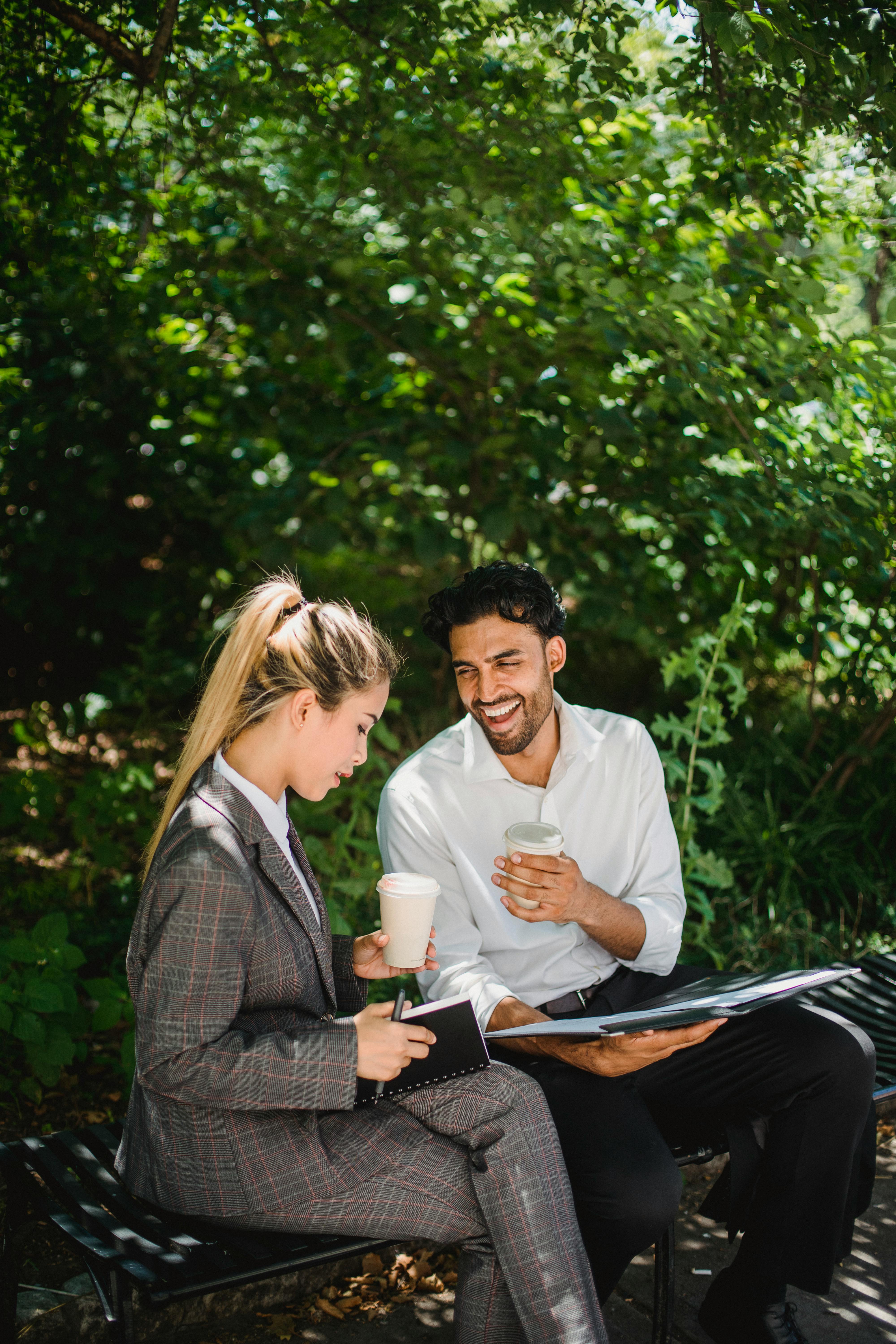 Happy colleagues | Source: Pexels