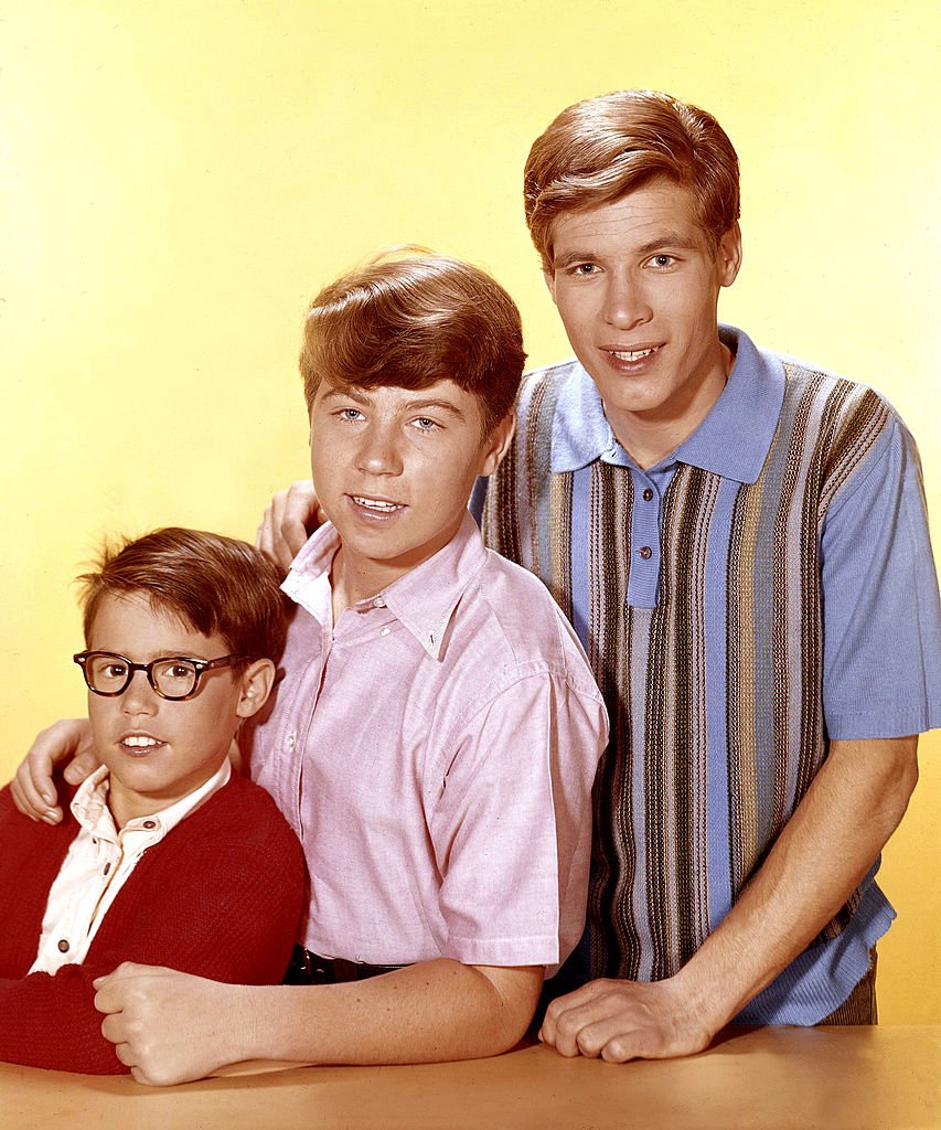 Fred MacMurray, Don Grady, Stanley Livingston & Barry Livingston in a promotional photo for "My Three Sons" | Source: Getty Images