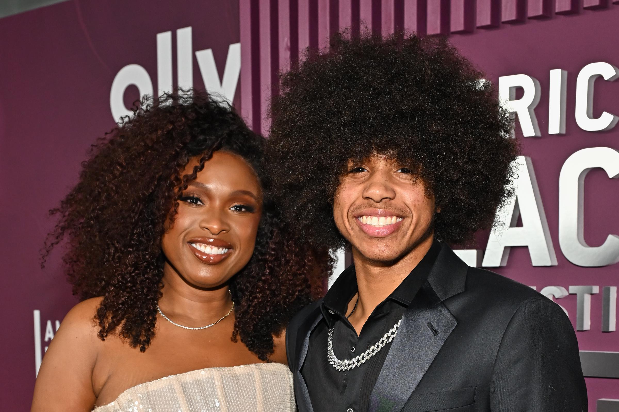Jennifer Hudson and David Daniel Otunga Jr. attend the 2025 BET Awards in Los Angeles, California, on June 9, 2025 | Source: Getty Images