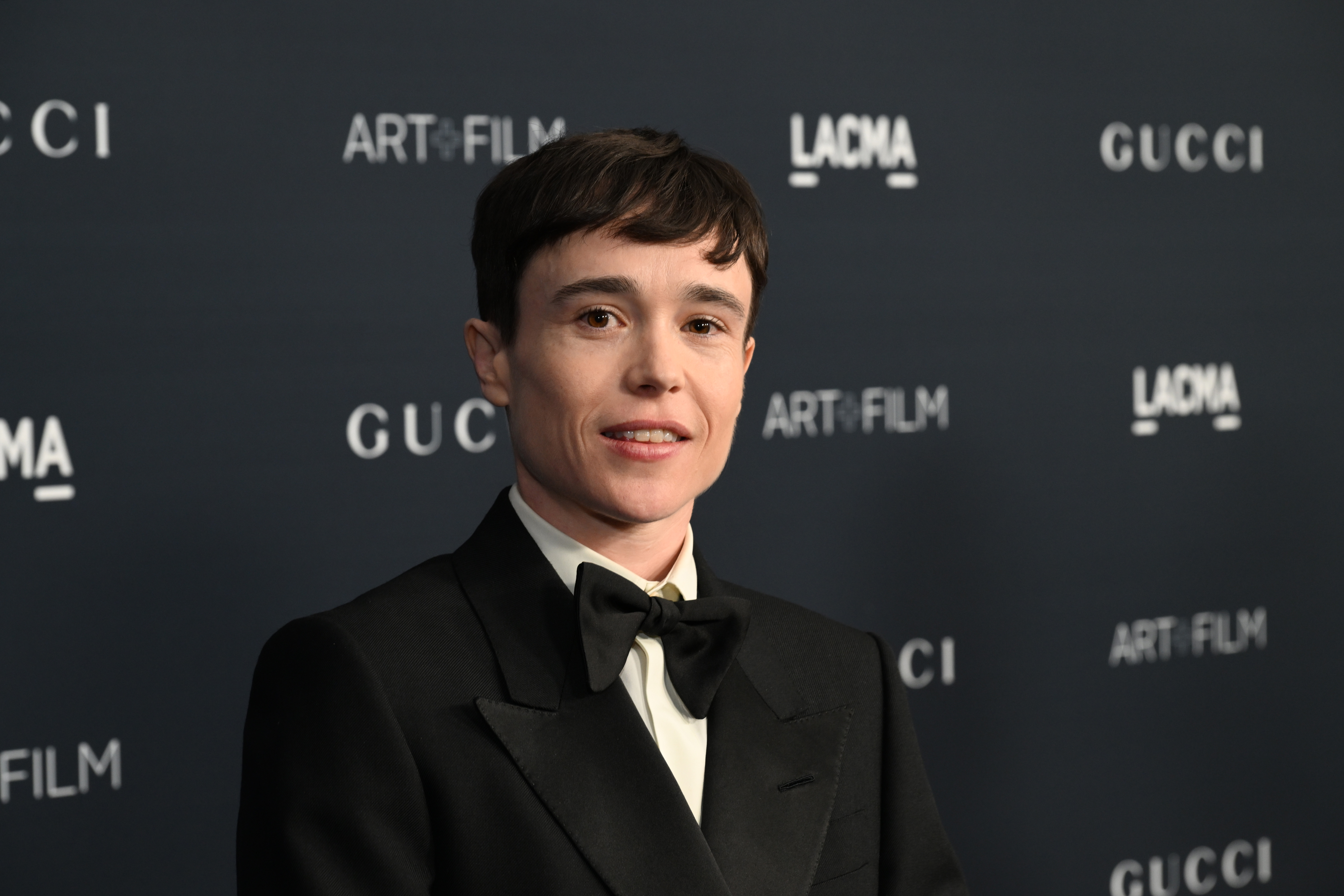 Elliot Page attends the 2022 LACMA ART+FILM Gala Presented By Gucci at the Los Angeles County Museum of Art on November 5, 2022, in Los Angeles, California. | Source: Getty Images