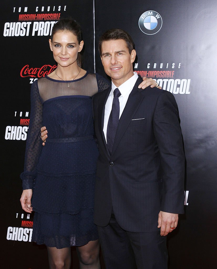 Tom Cruise (R) and Katie Holmes attend the "Mission: Impossible - Ghost Protocol" U.S. premiere at the Ziegfeld Theatre on December 19, 2011 | Photo: Getty Images