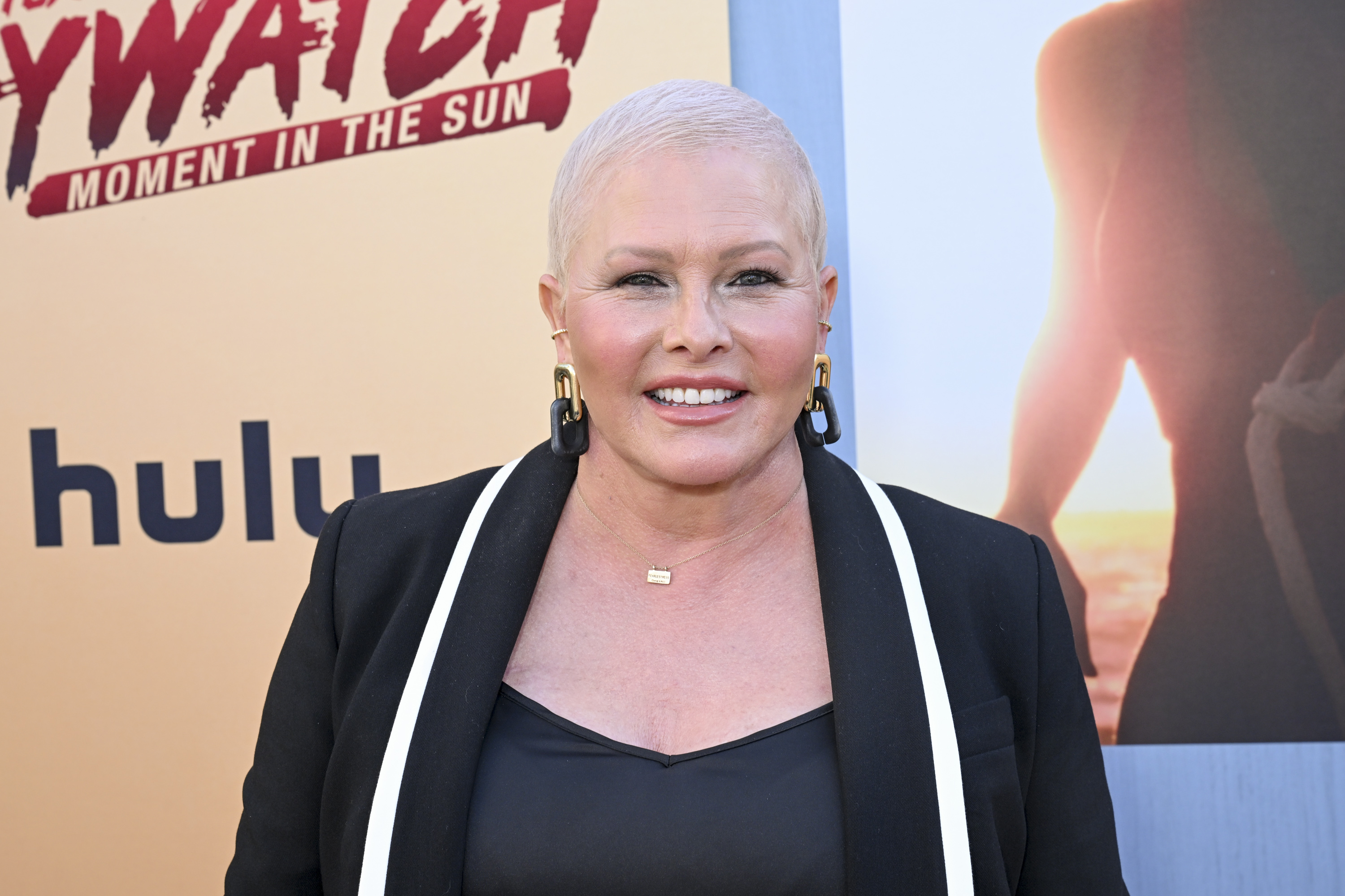 Nicole Eggert attends the premiere of ABC News Studios docuseries "After Baywatch: Moment in the Sun" at The Bungalow on August 26, 2024, in Santa Monica, California. | Source: Getty Images