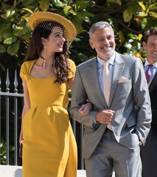 George and Amal Clooney attend the royal wedding of Prince Harry and Meghan Markle on May 19, 2018 | Photo: Getty Images