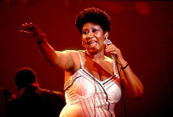 Aretha Franklin promoting her album One Lord, One Faith, One Baptism. | Photo; Getty Images