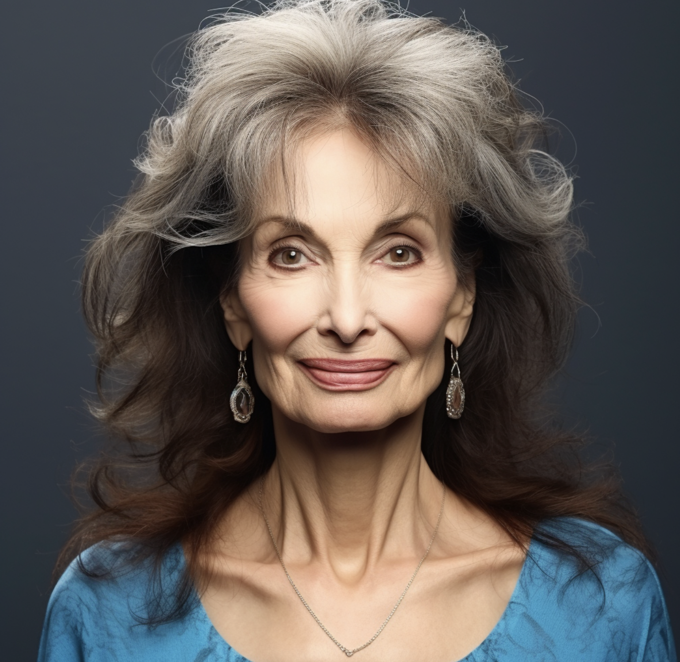 Susan Lucci in her 70s to 80s via AI | Source: Midjourney