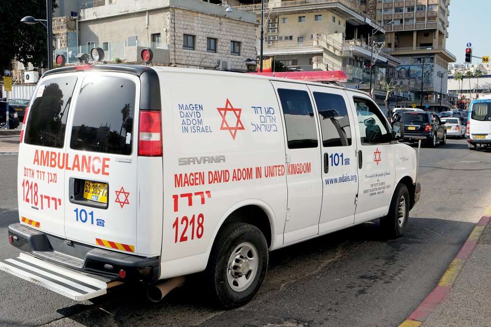 Une ambulance en Israël | Source : Shutterstock Une ambulance en Israël | Source : Shutterstock