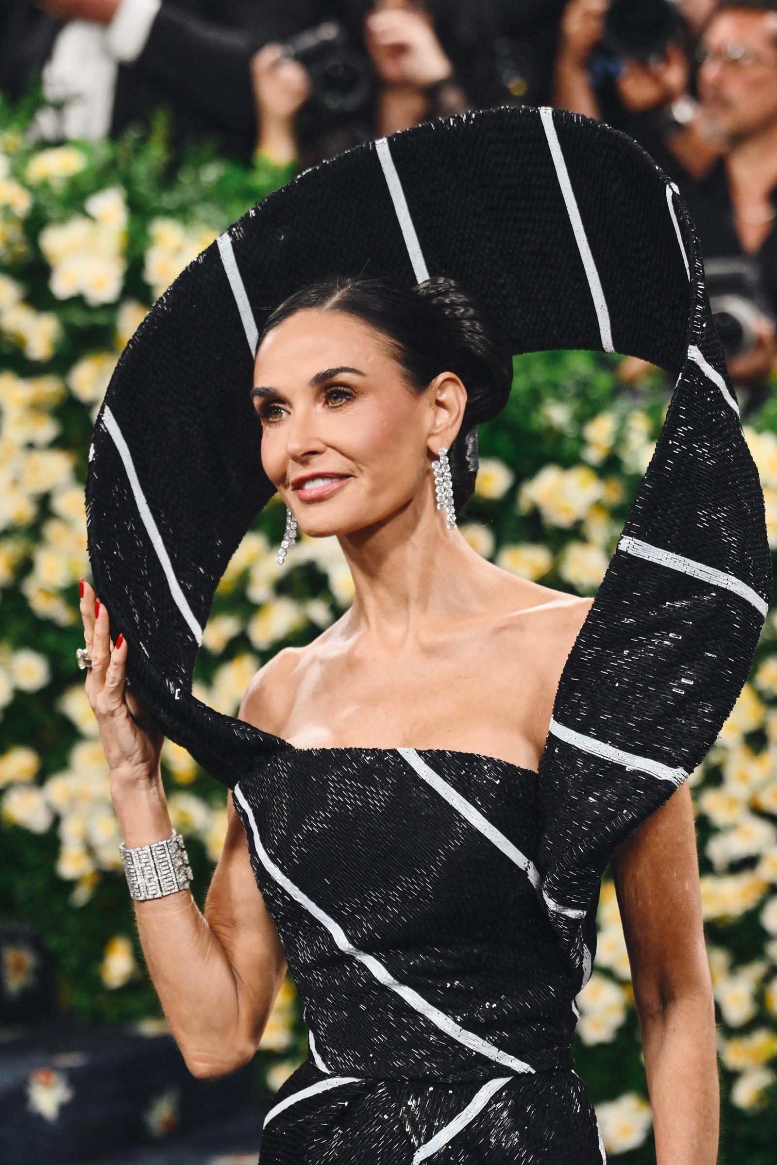 Demi Moore poses on May 5, 2025 | Source: Getty Images