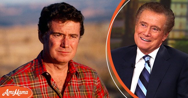 Regis Philbin appearing in the ABC tv movie "True Life Stories" in 1980 [Left]. Regis Philbin at a press conference for his departure from "Live with Regis and Kelly" in 2011 [Right] | Photo: Getty Images