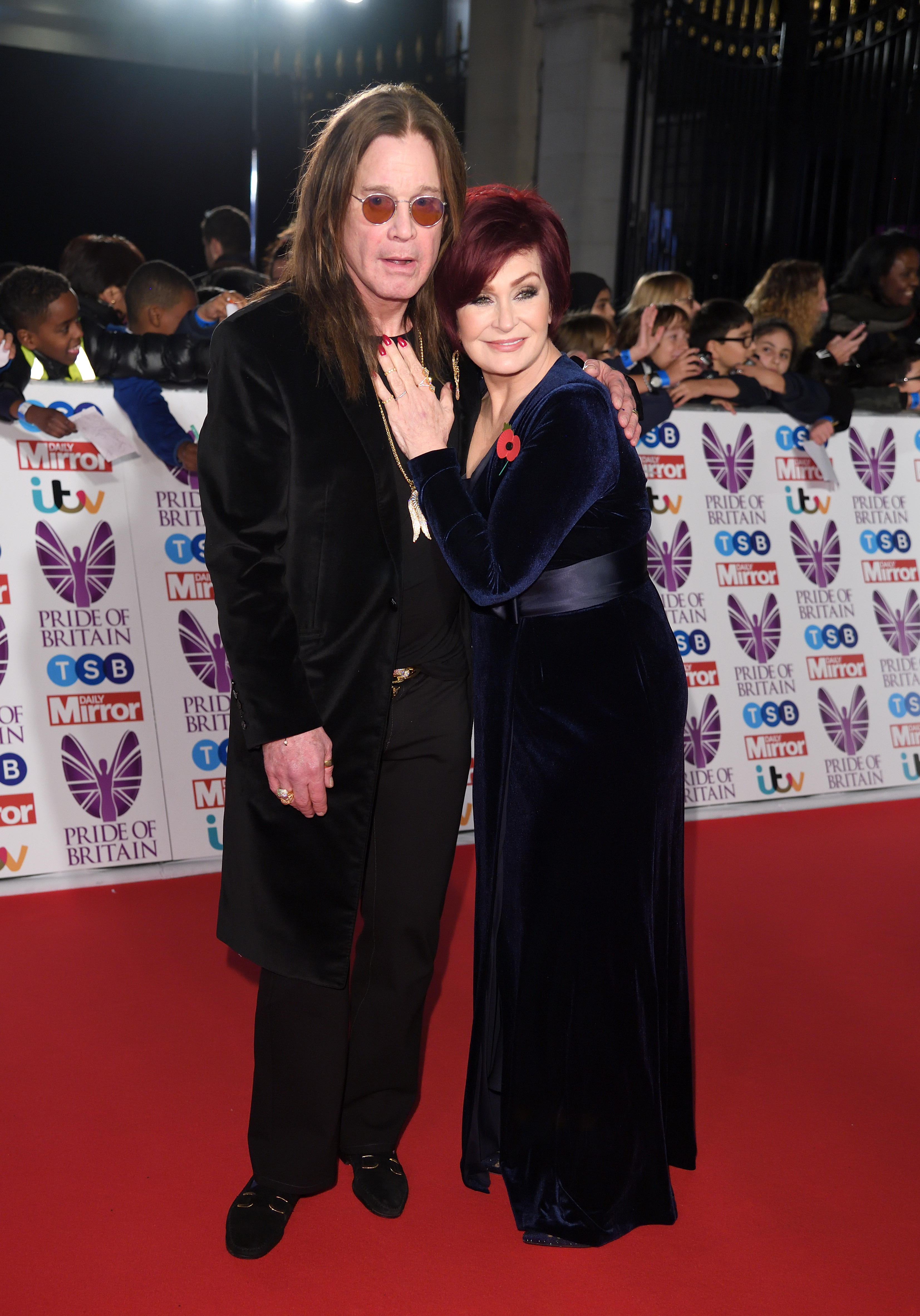 Ozzy Osbourne and Sharon Osbourne attend the Pride of Britain Awards at the Grosvenor House on October 30, 2017 in London, England. | Source: Getty Images