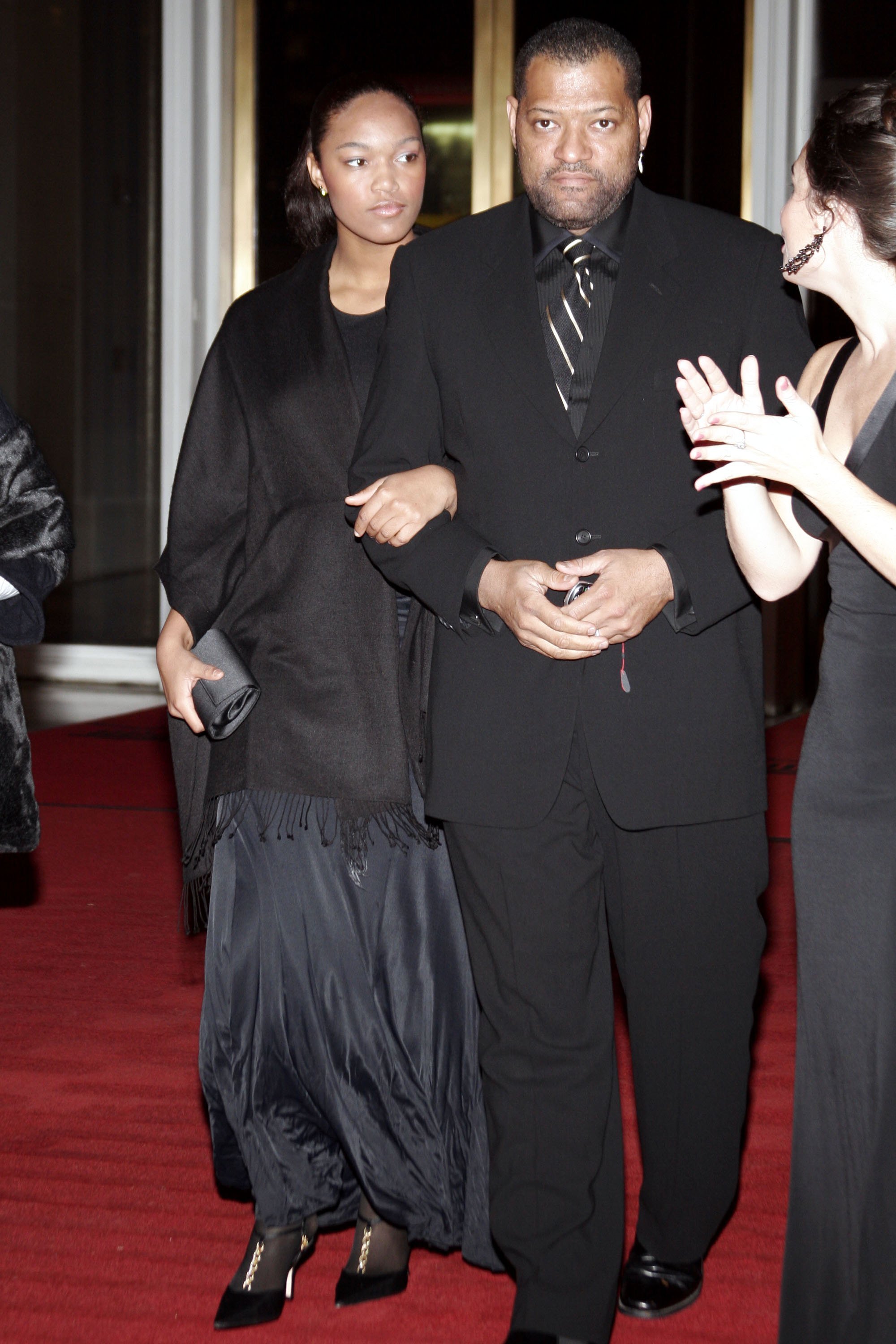 Laurence Fishburne and Montana Fishburne at the National Dream Gala to celebrate the Martin Luther King Jr. Memorial groundbreaking November 13, 2006, in Washington, DC. | Source: Getty Images